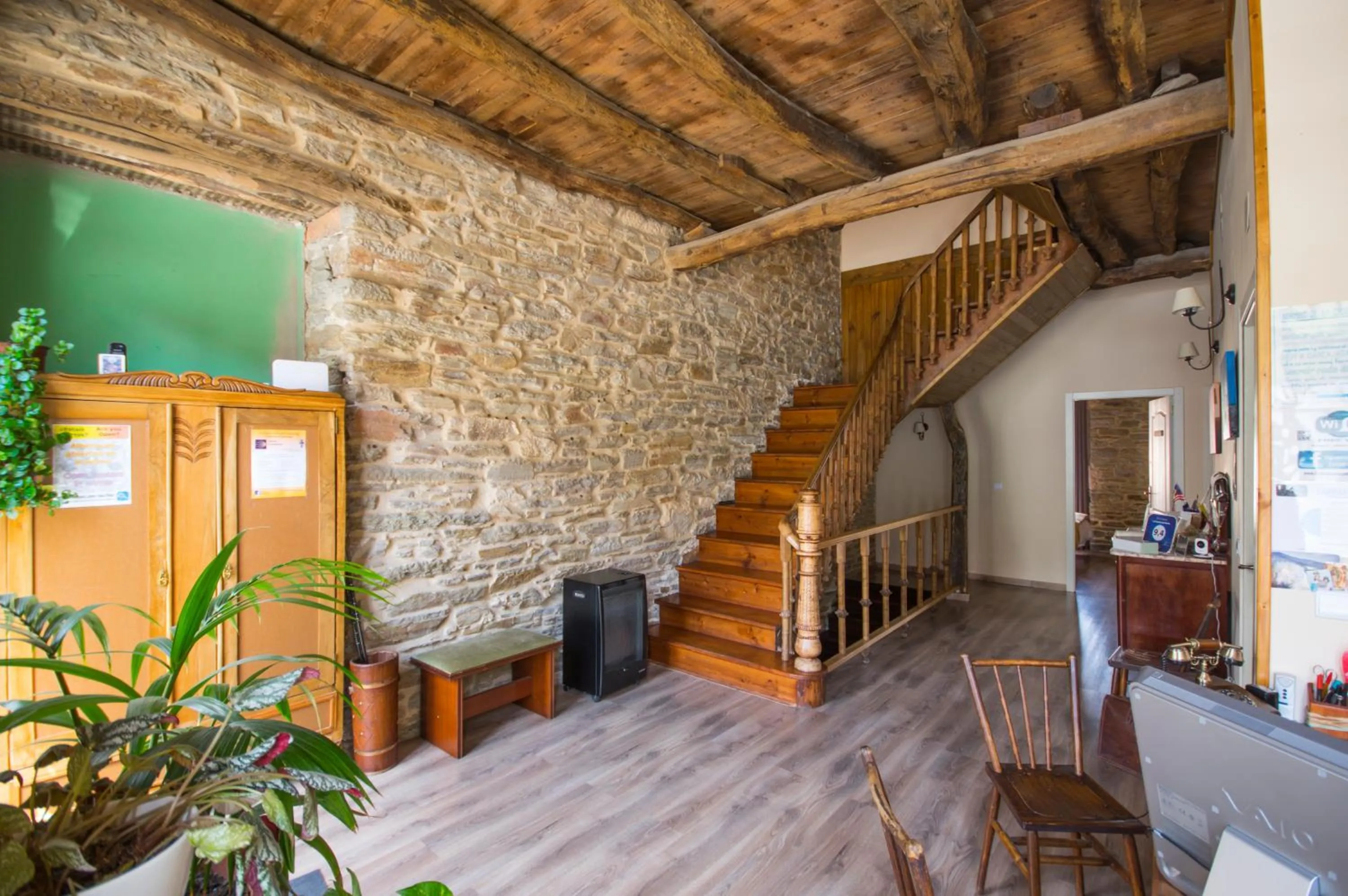 Lobby or reception in La Casona de Sarria