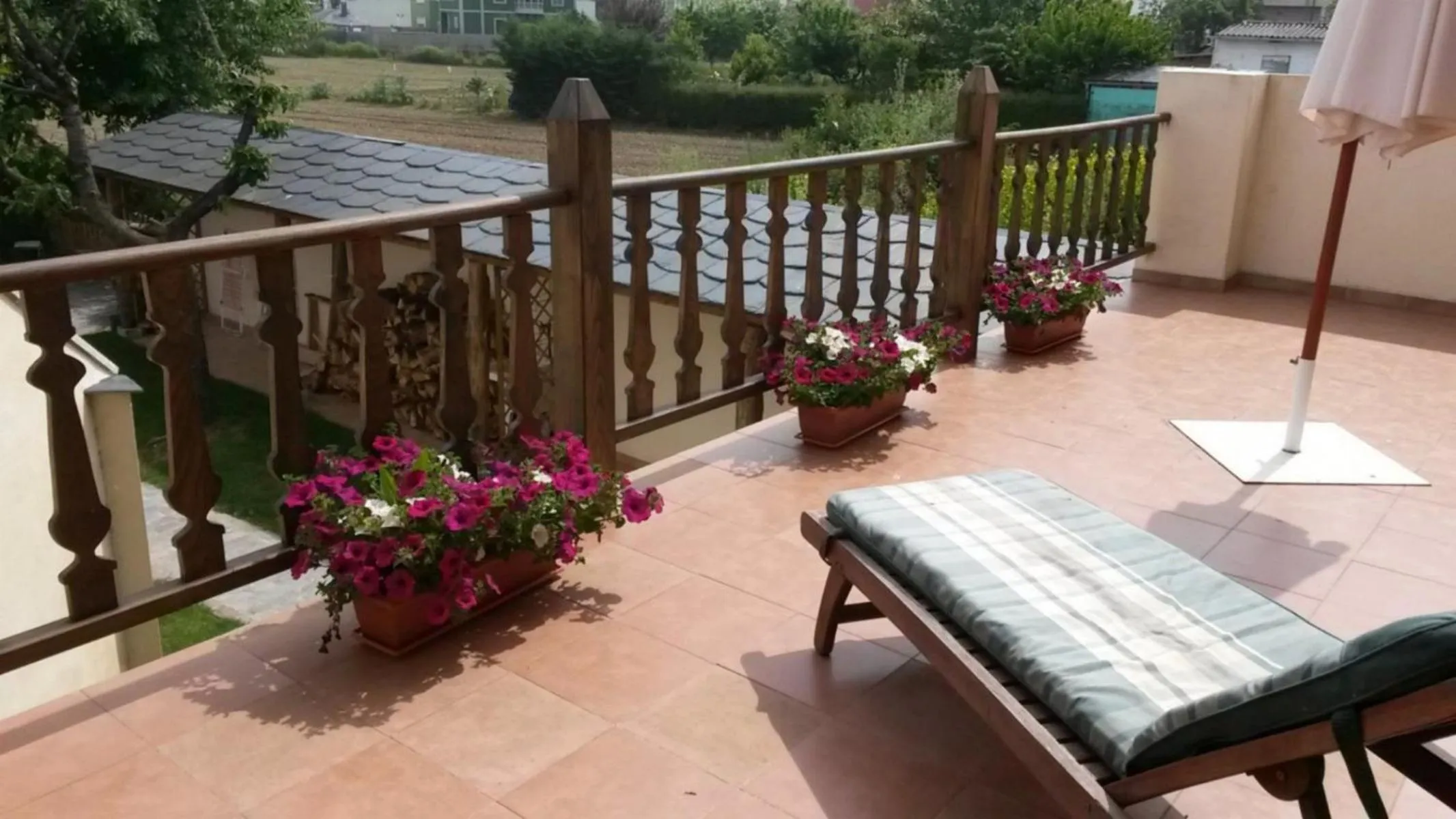 Balcony/Terrace in La Casona de Sarria