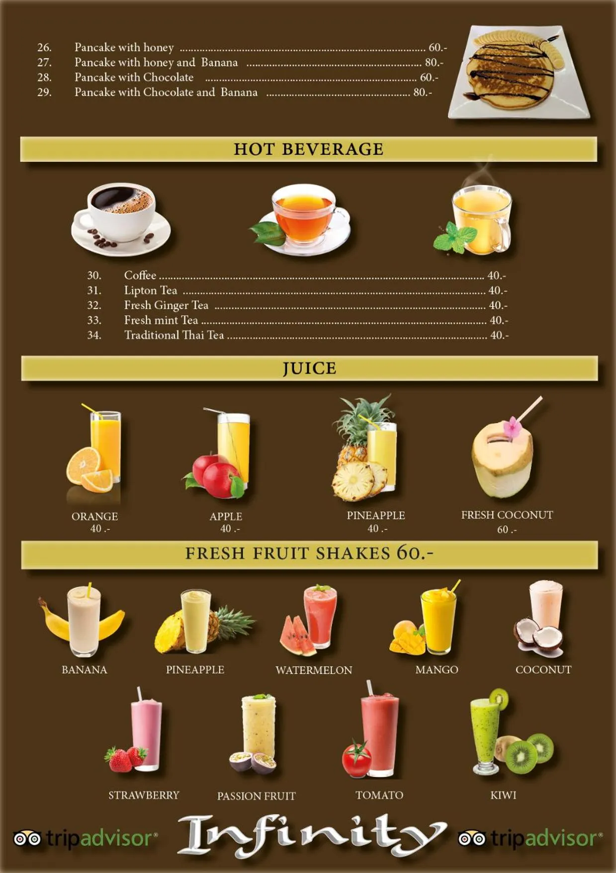 Breakfast in Infinity Guesthouse