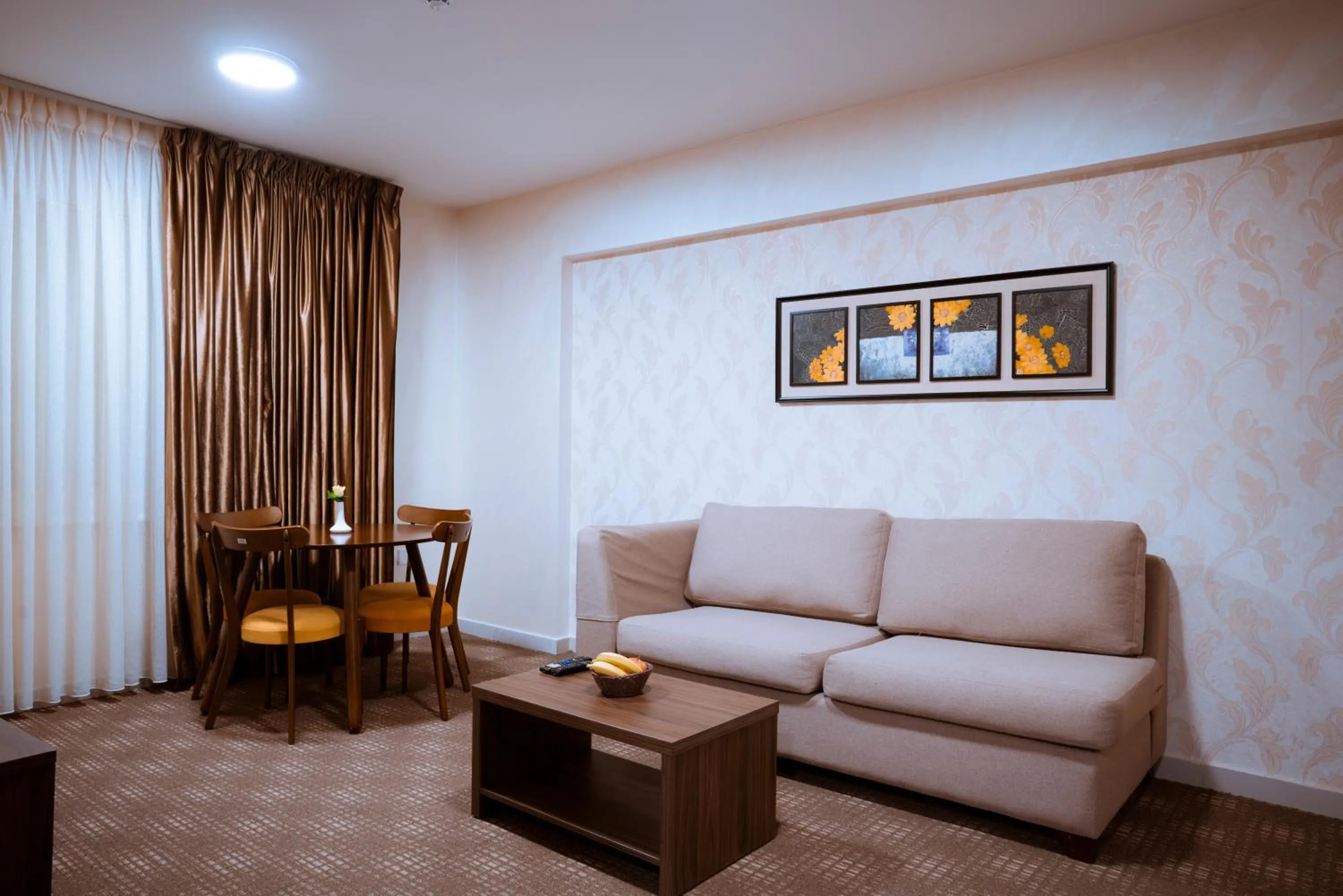 Seating area in Rawa Luxury Hotel Suites