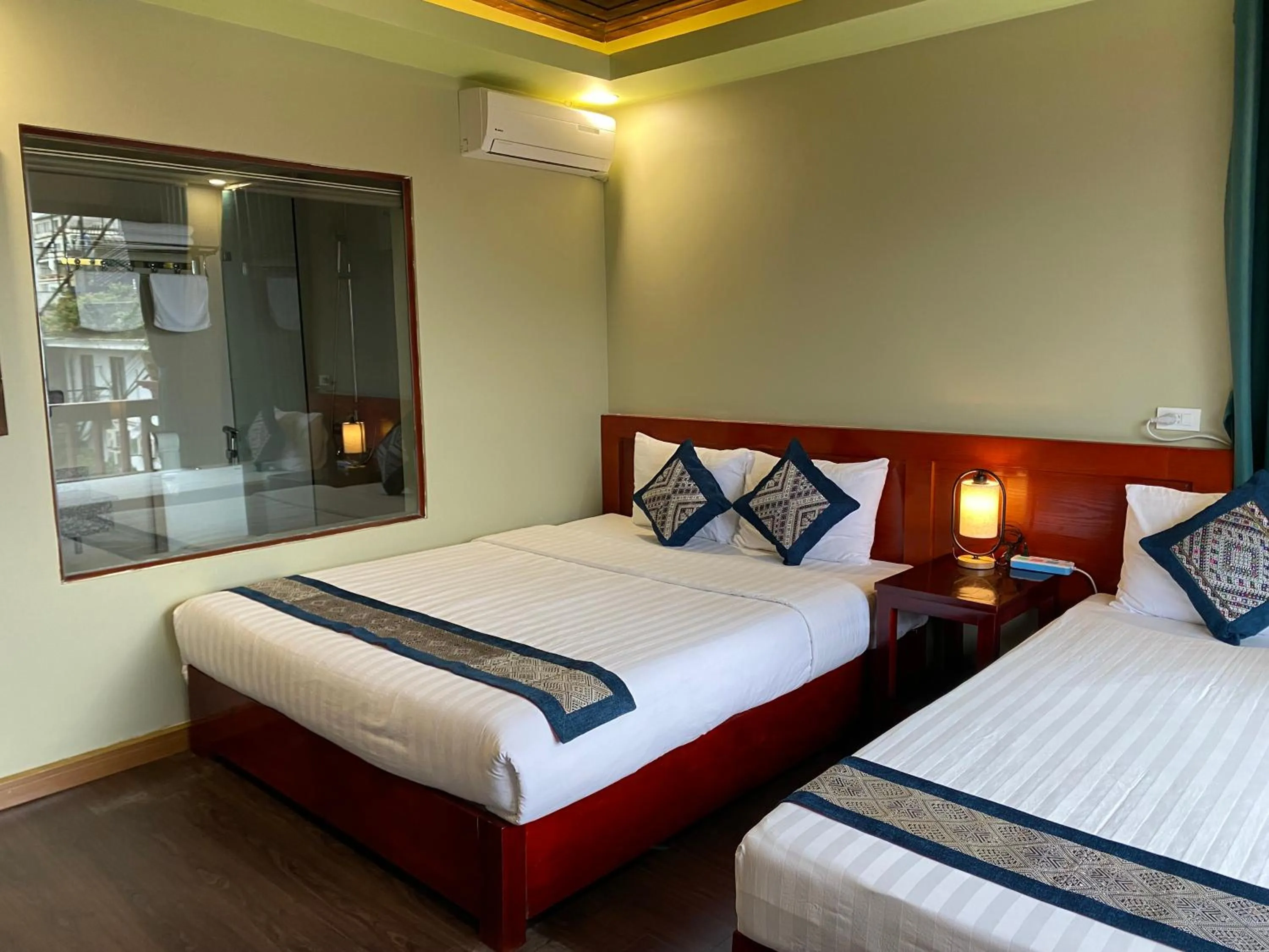 Bed in Botanic Sapa Hotel