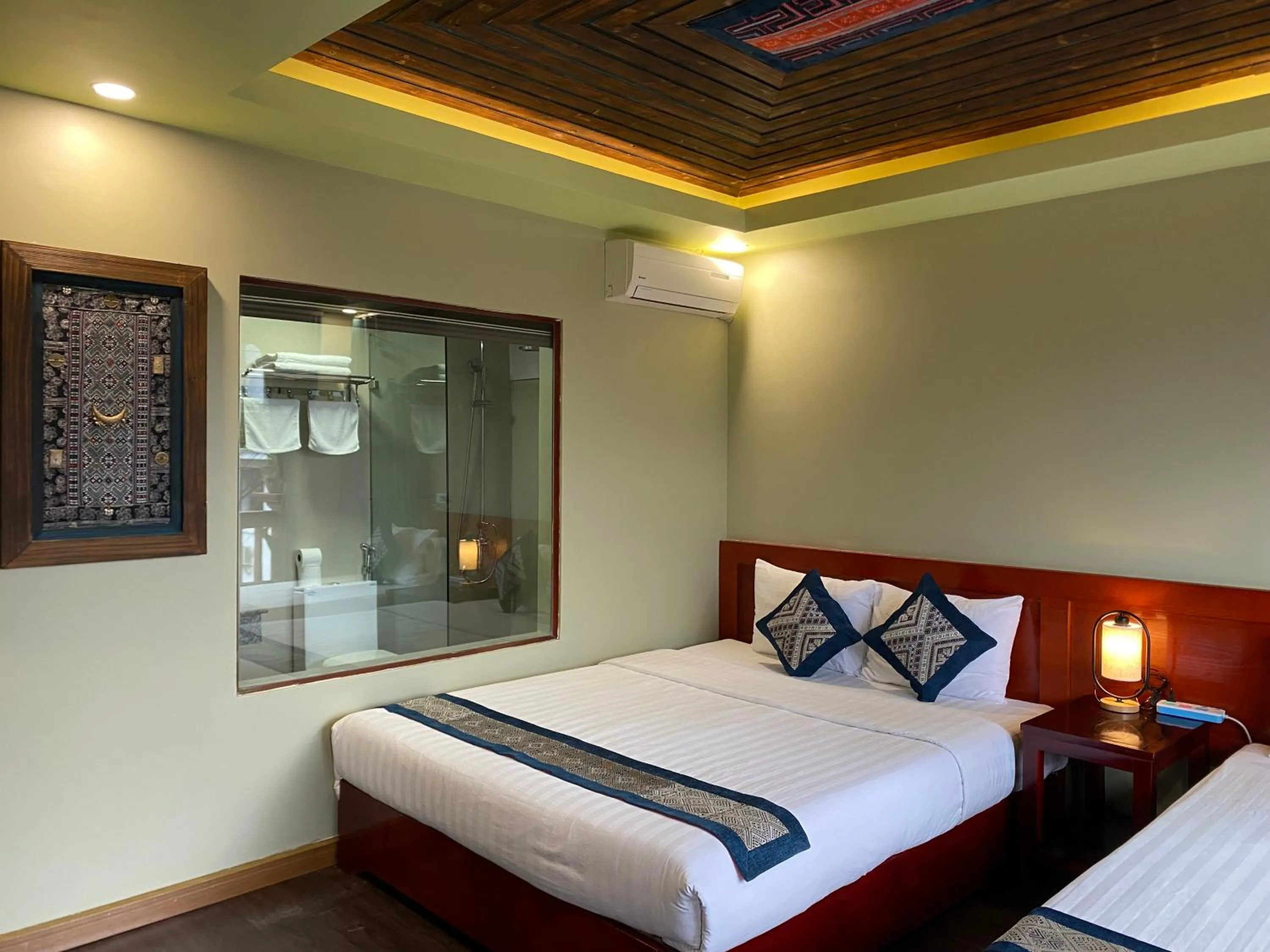 Bed in Botanic Sapa Hotel