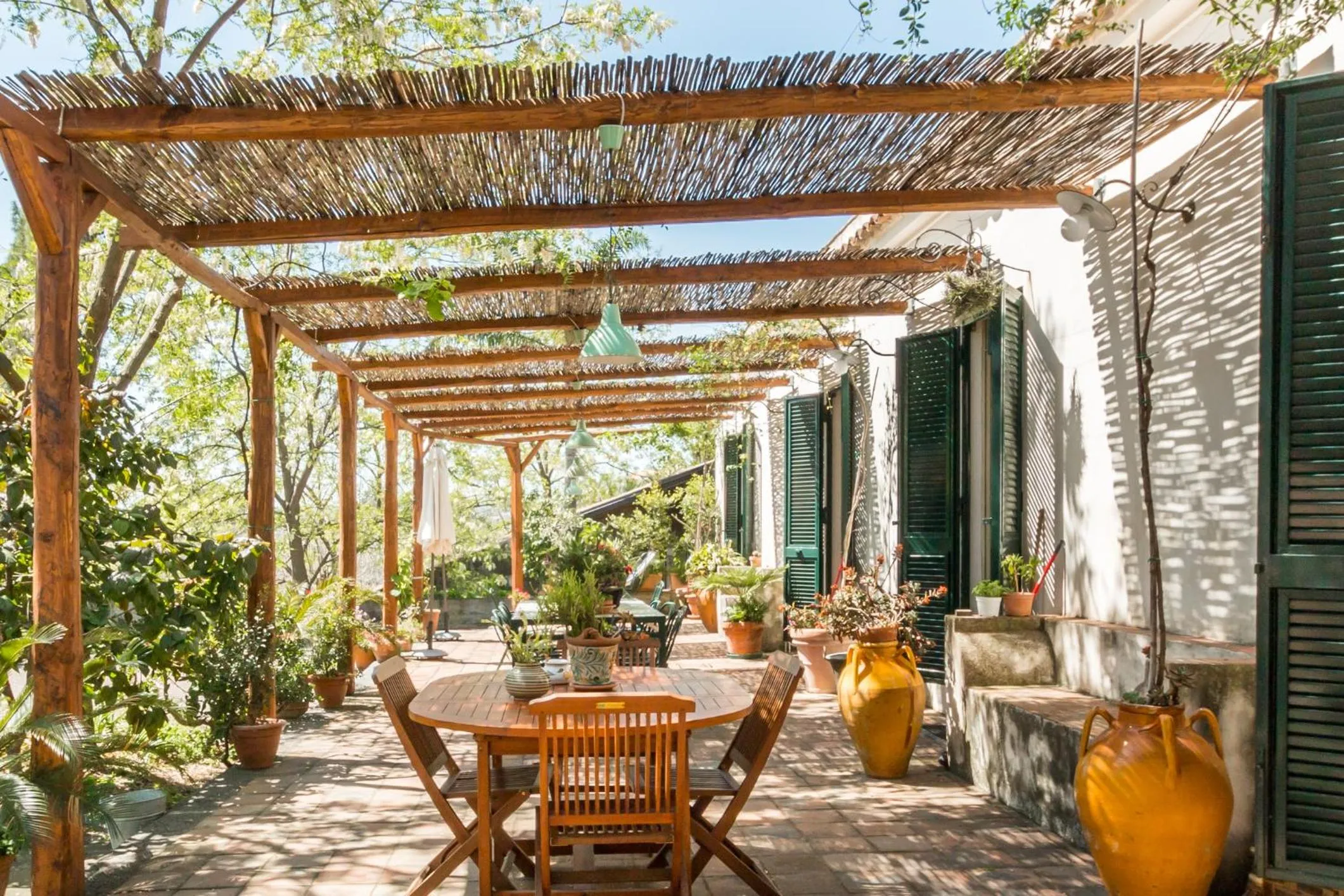 Patio in Etna B&B La casa di Pippinitto