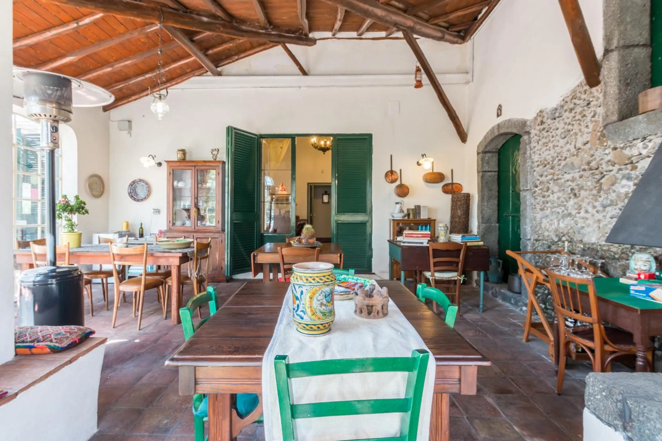 Patio in Etna B&B La casa di Pippinitto