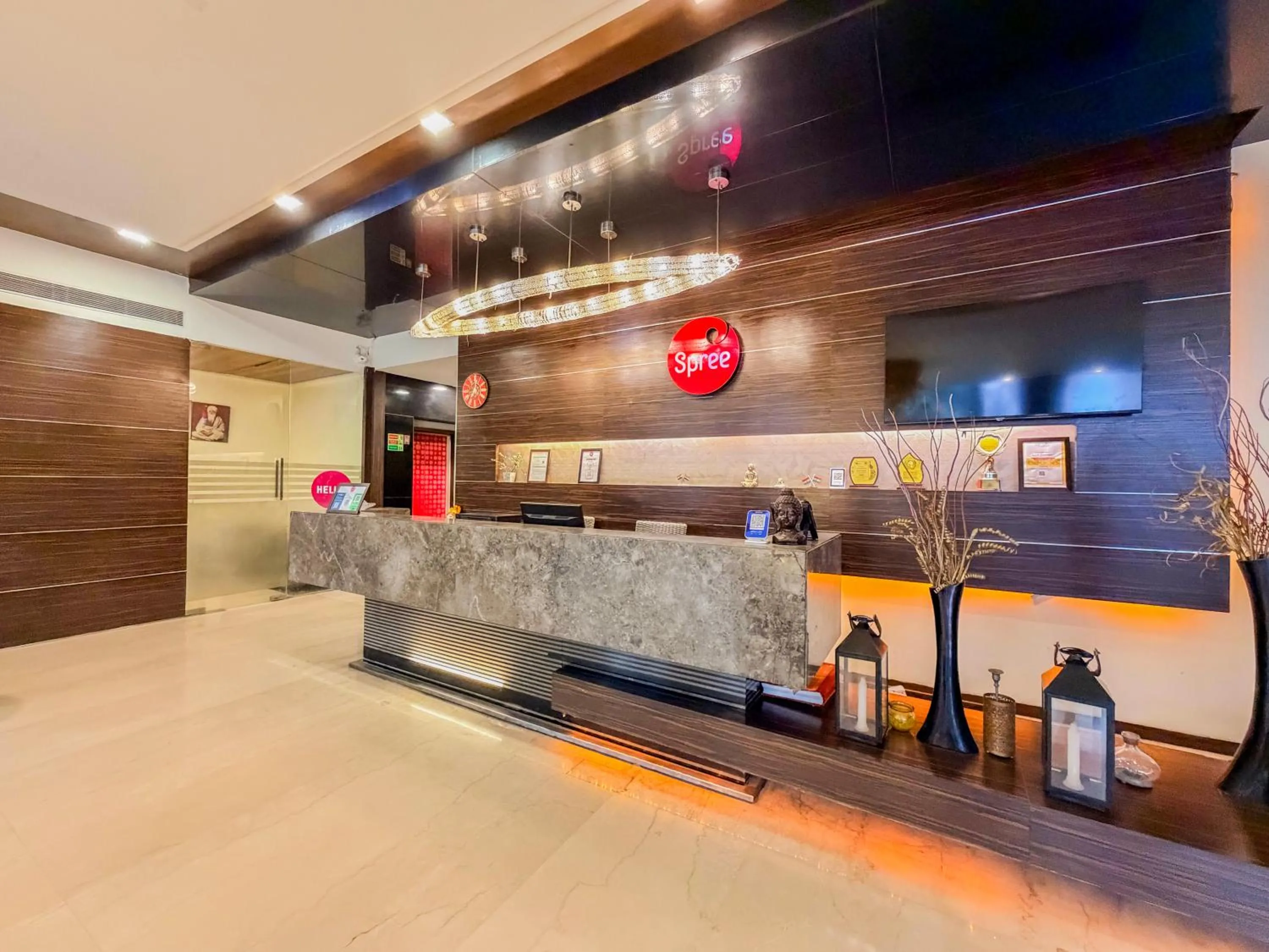 Lobby or reception in Spree Hotel Meerut