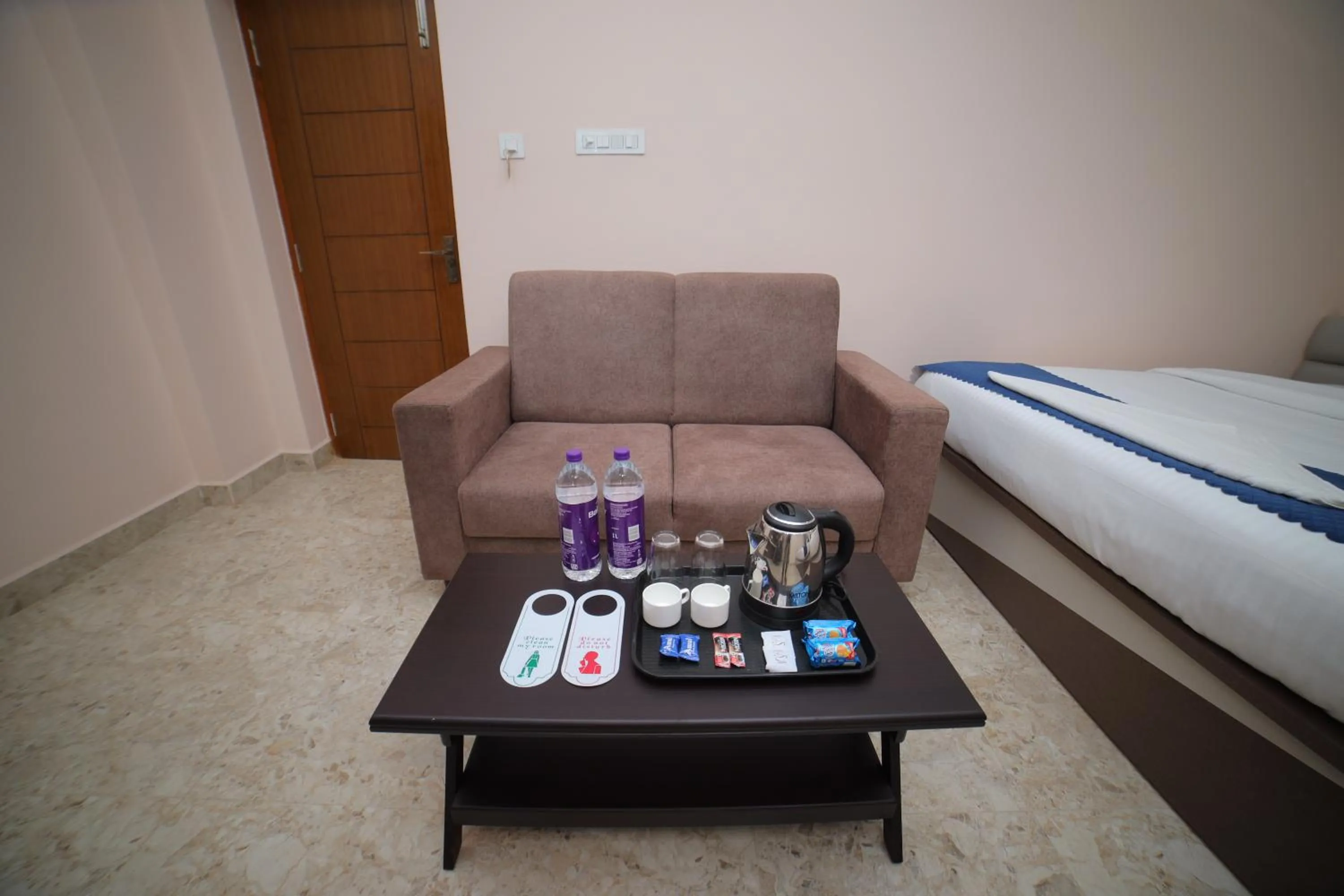 Seating area in Sri Ganesh Grand