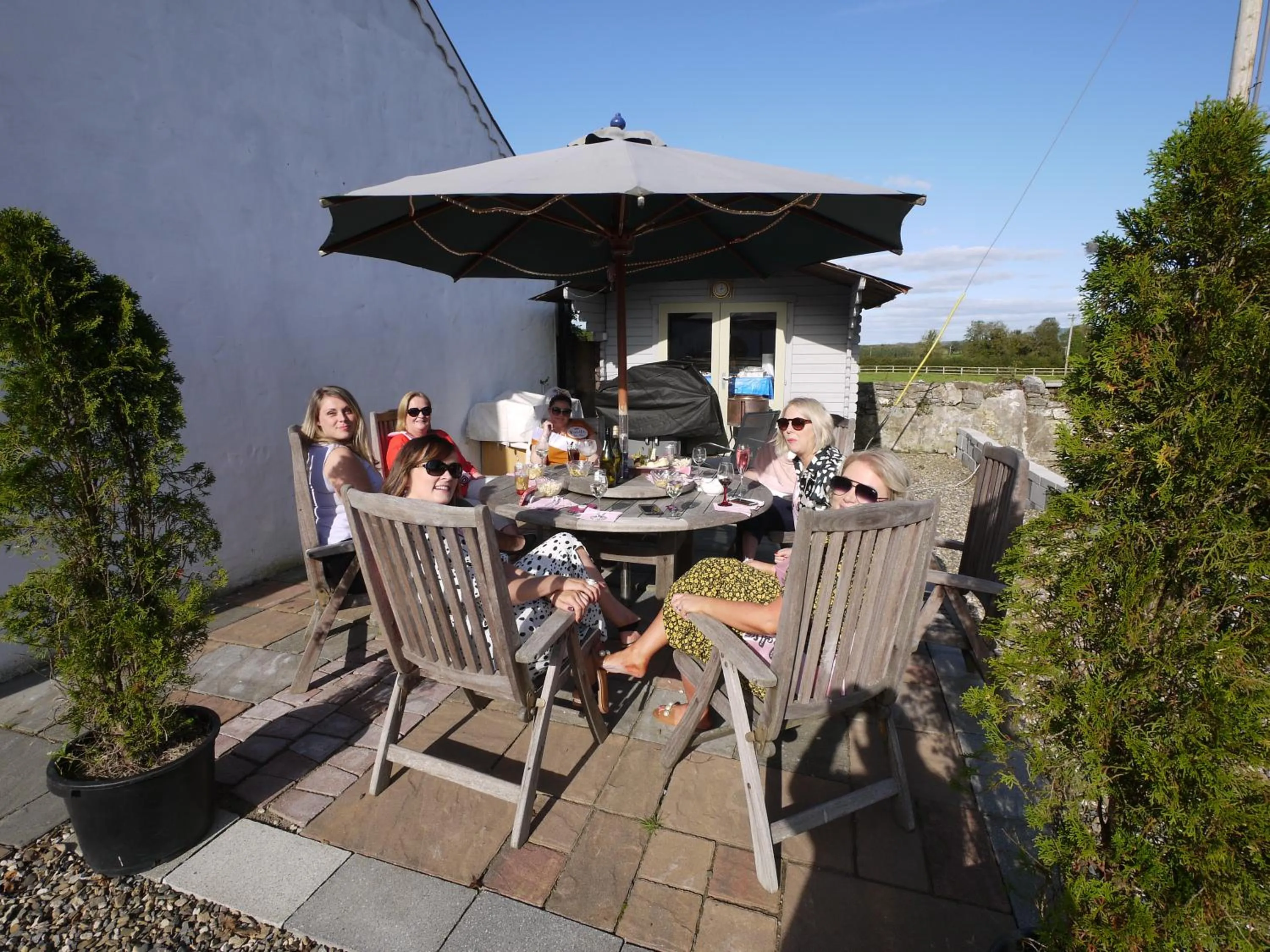 Patio in The Carriage Houses at Beechpark House