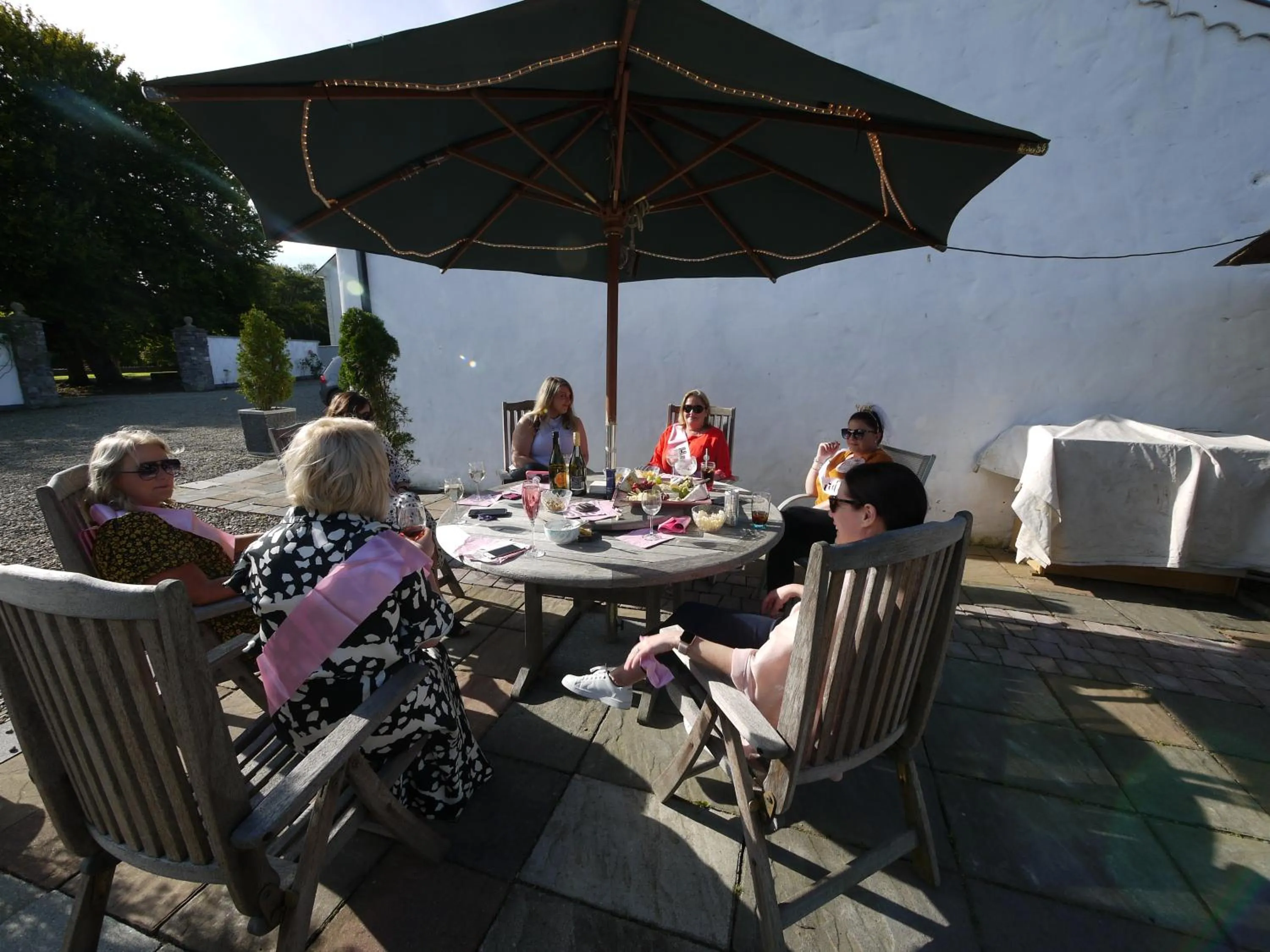 Patio in The Carriage Houses at Beechpark House