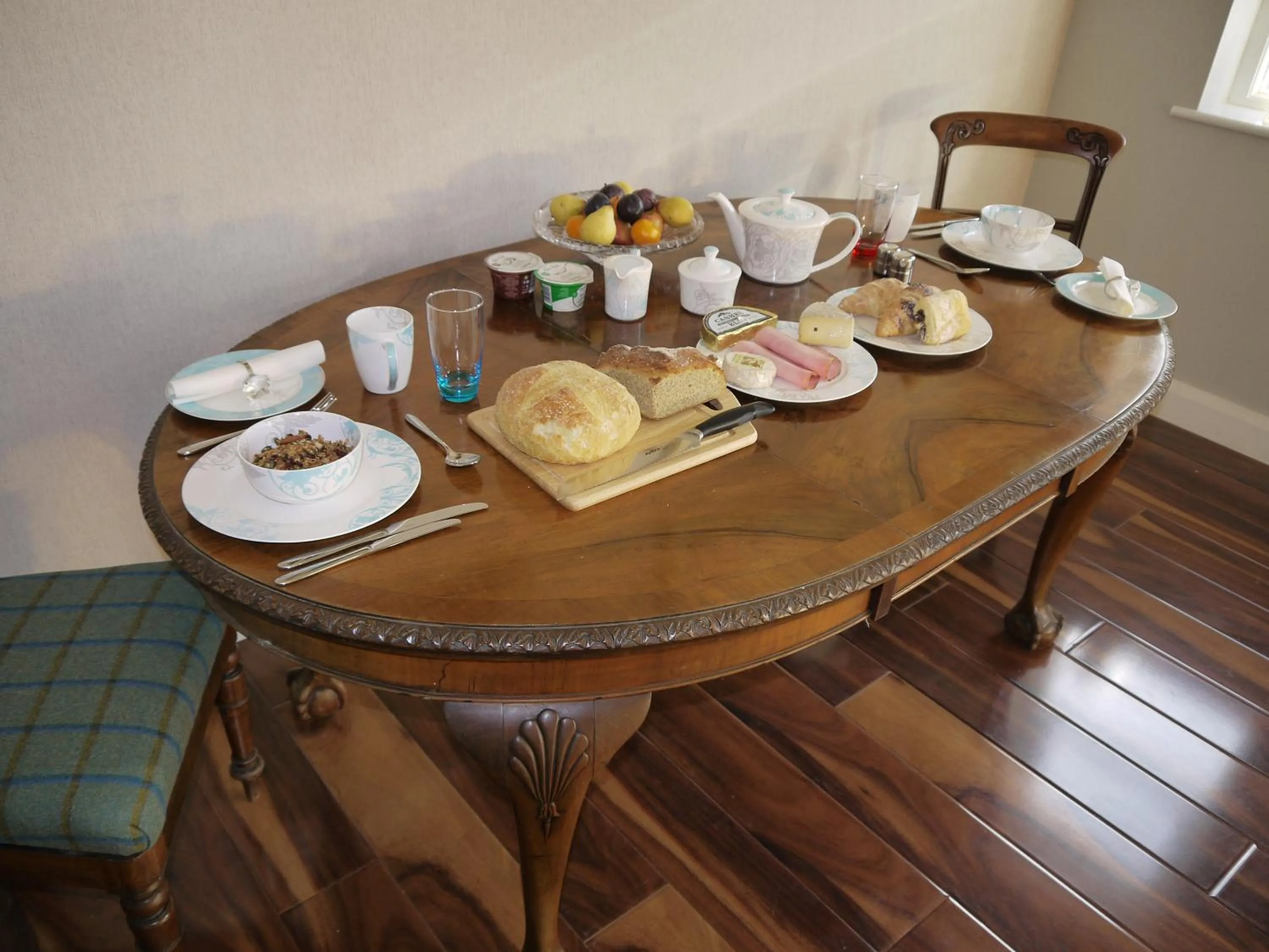 Continental breakfast in The Carriage Houses at Beechpark House