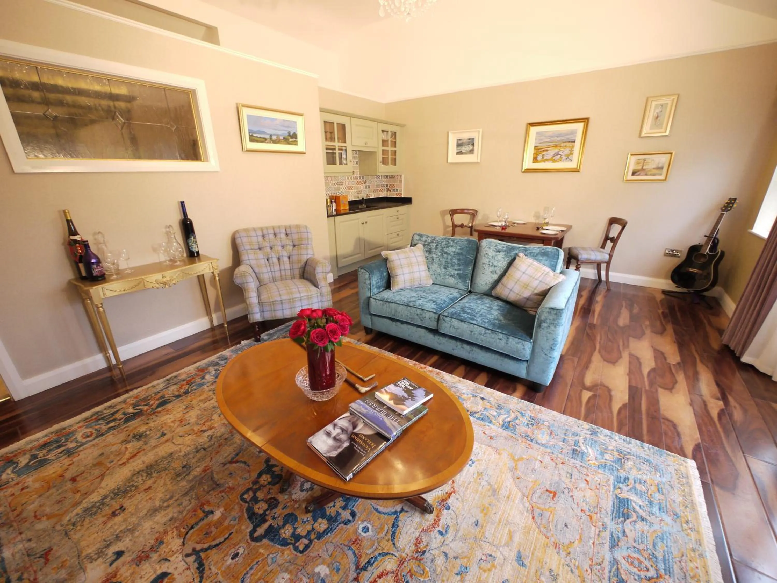 Living room in The Carriage Houses at Beechpark House