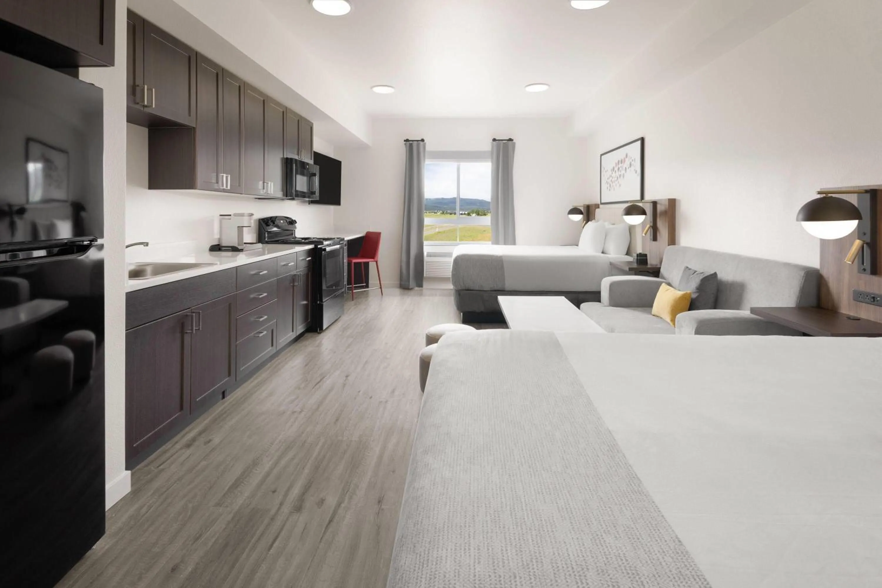 Photo of the whole room, Bed in Hawthorn Extended Stay by Wyndham Jackson Alpine