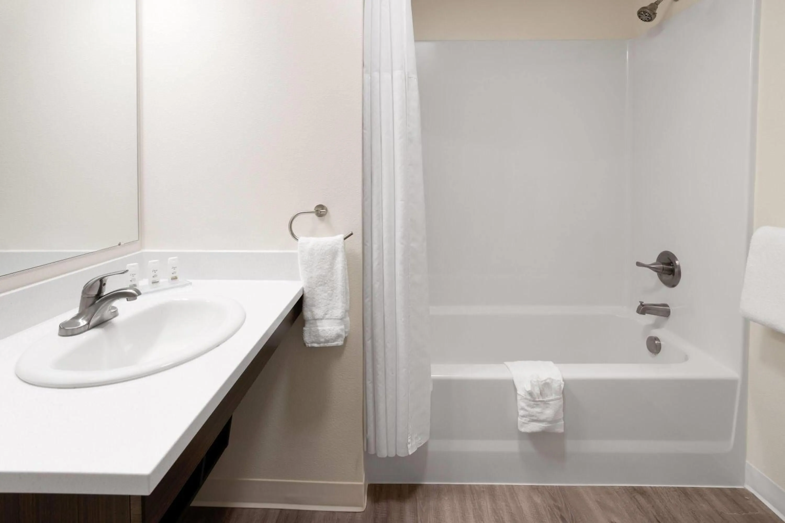 Bathroom in Hawthorn Extended Stay by Wyndham Jackson Alpine