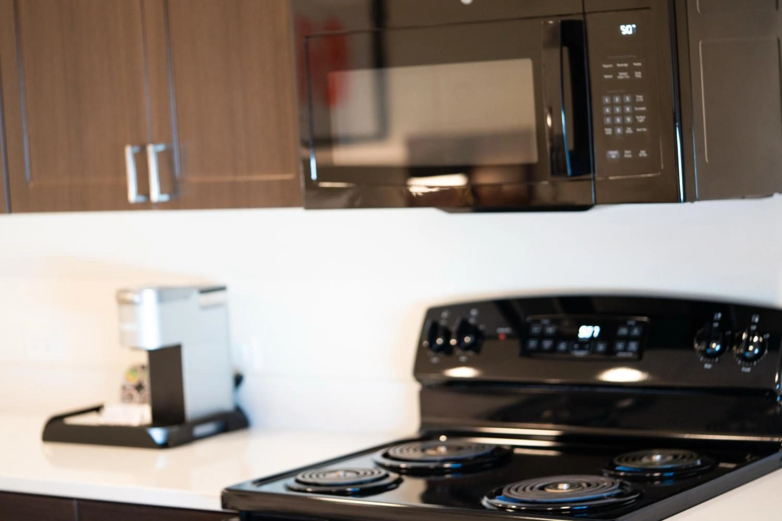 kitchen in Hawthorn Extended Stay by Wyndham Jackson Alpine