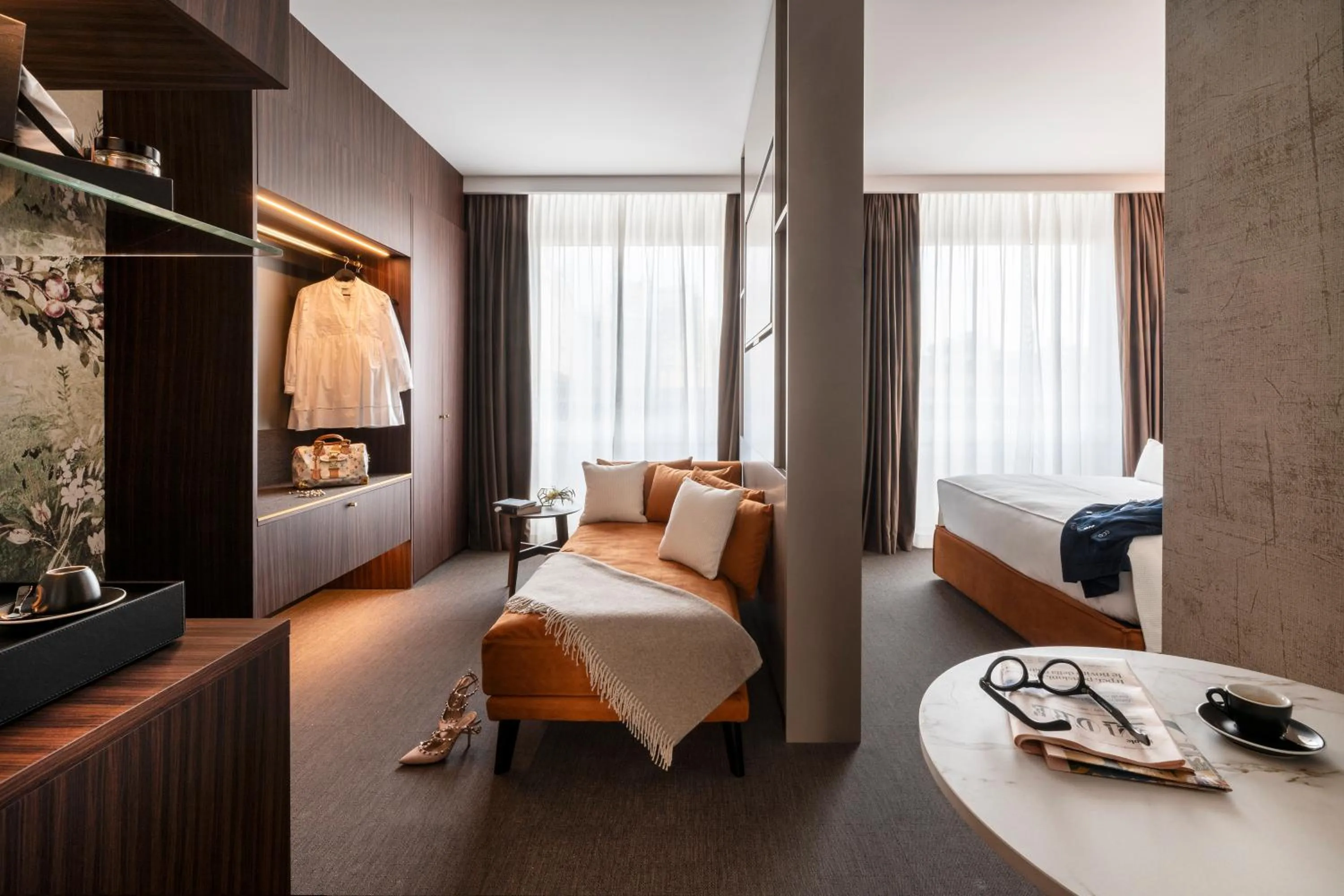 Bed in Duomo Hotel & Apartments