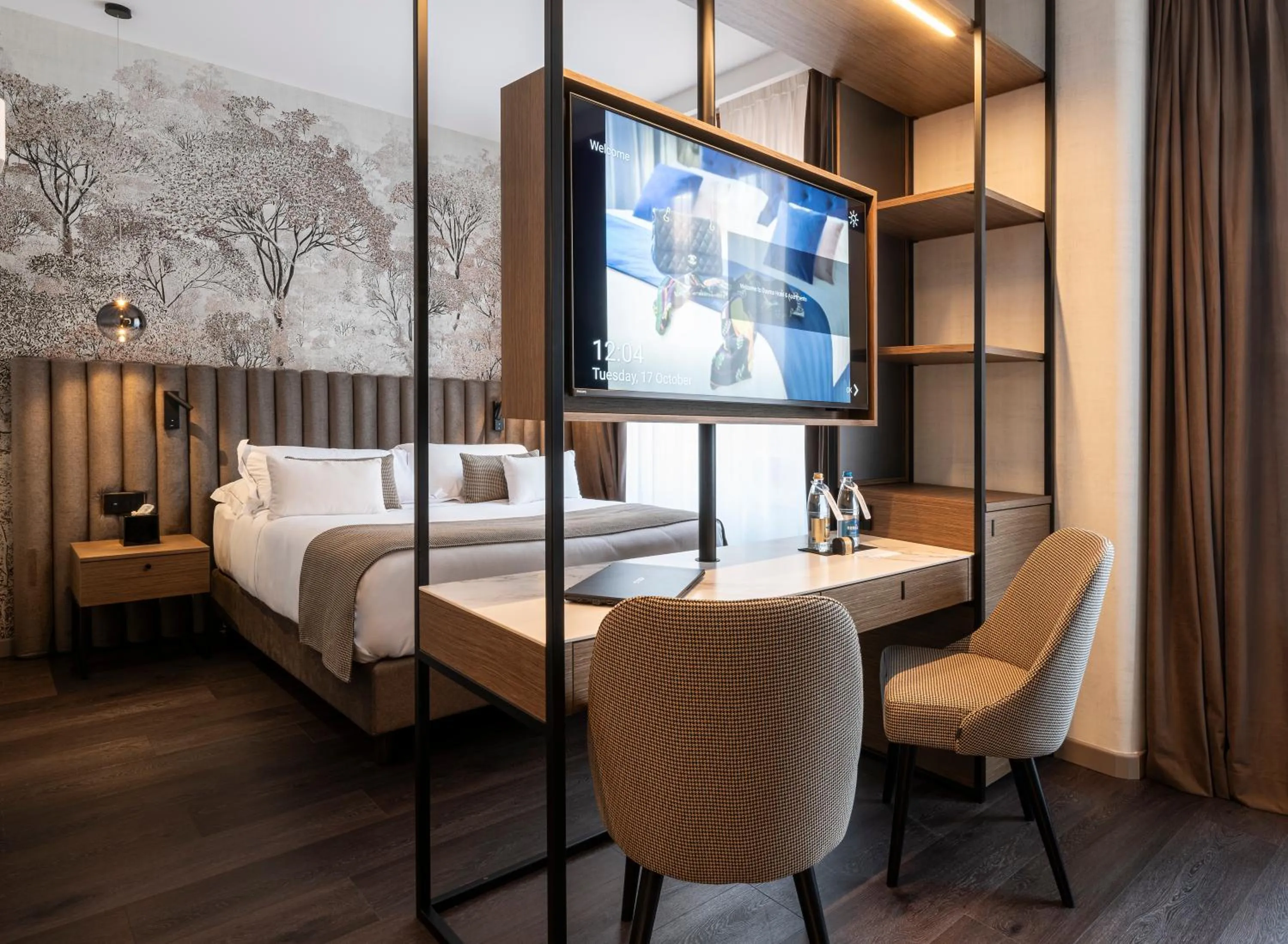 Bed in Duomo Hotel & Apartments