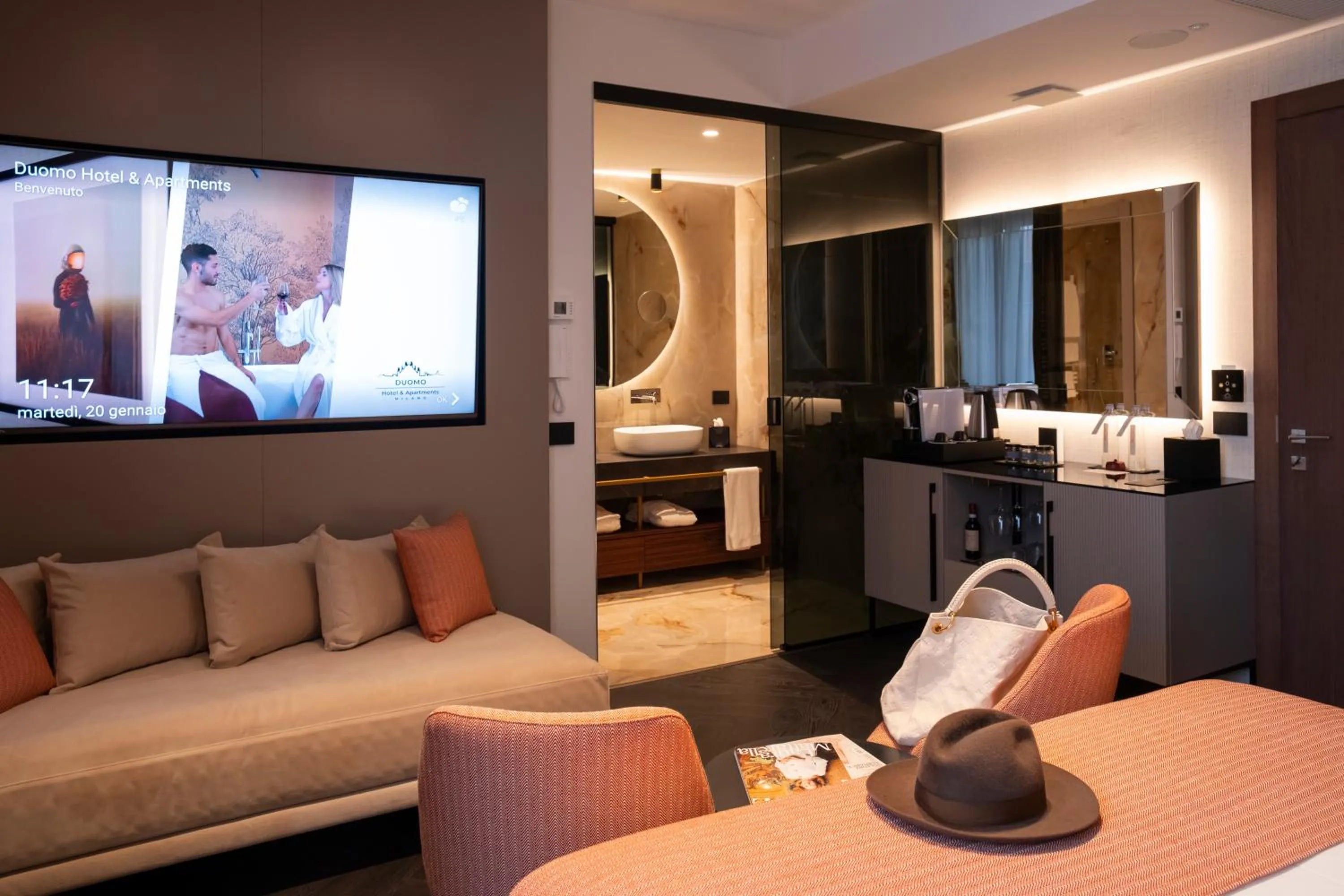 Coffee/tea facilities in Duomo Hotel & Apartments