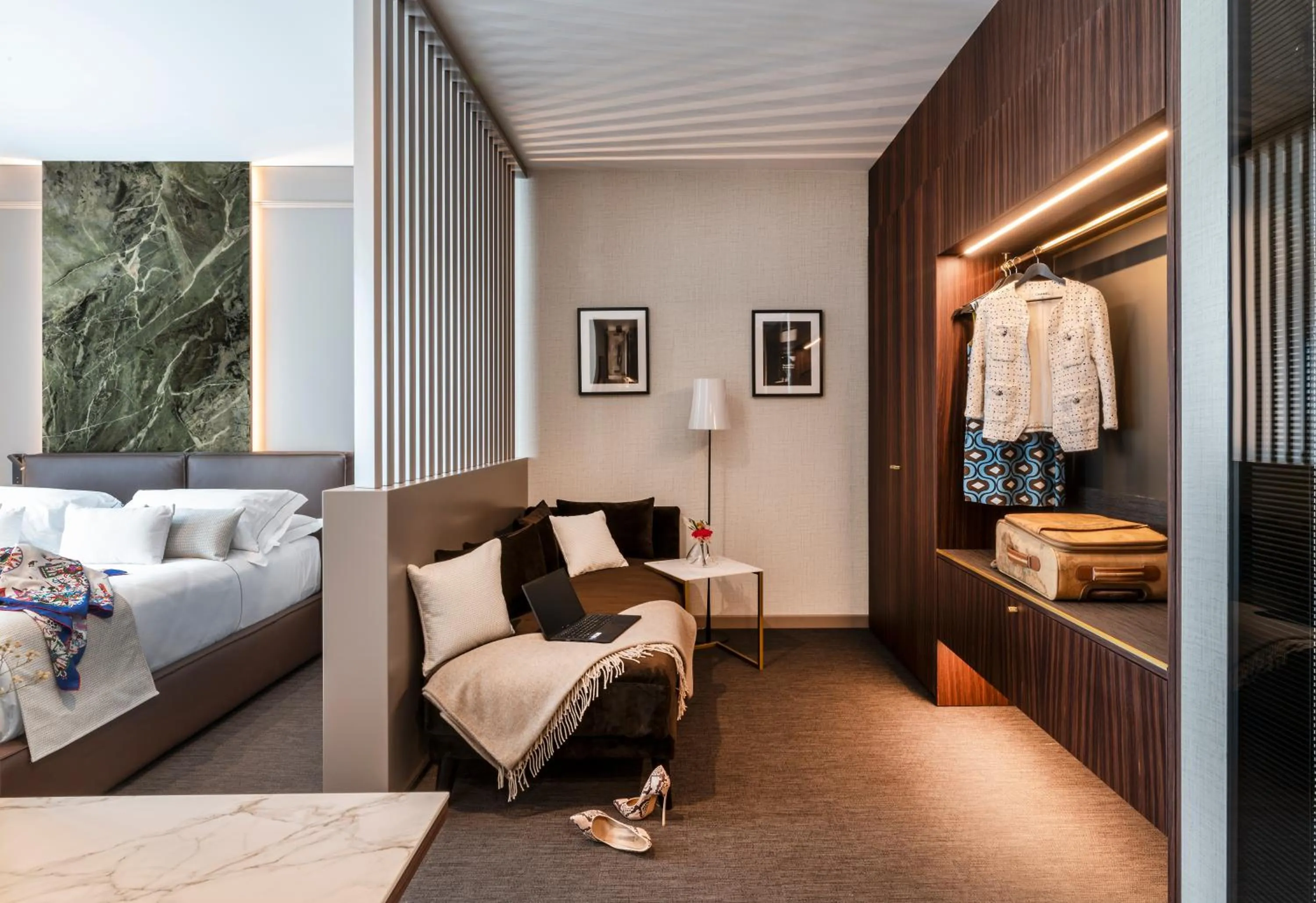 Bed in Duomo Hotel & Apartments