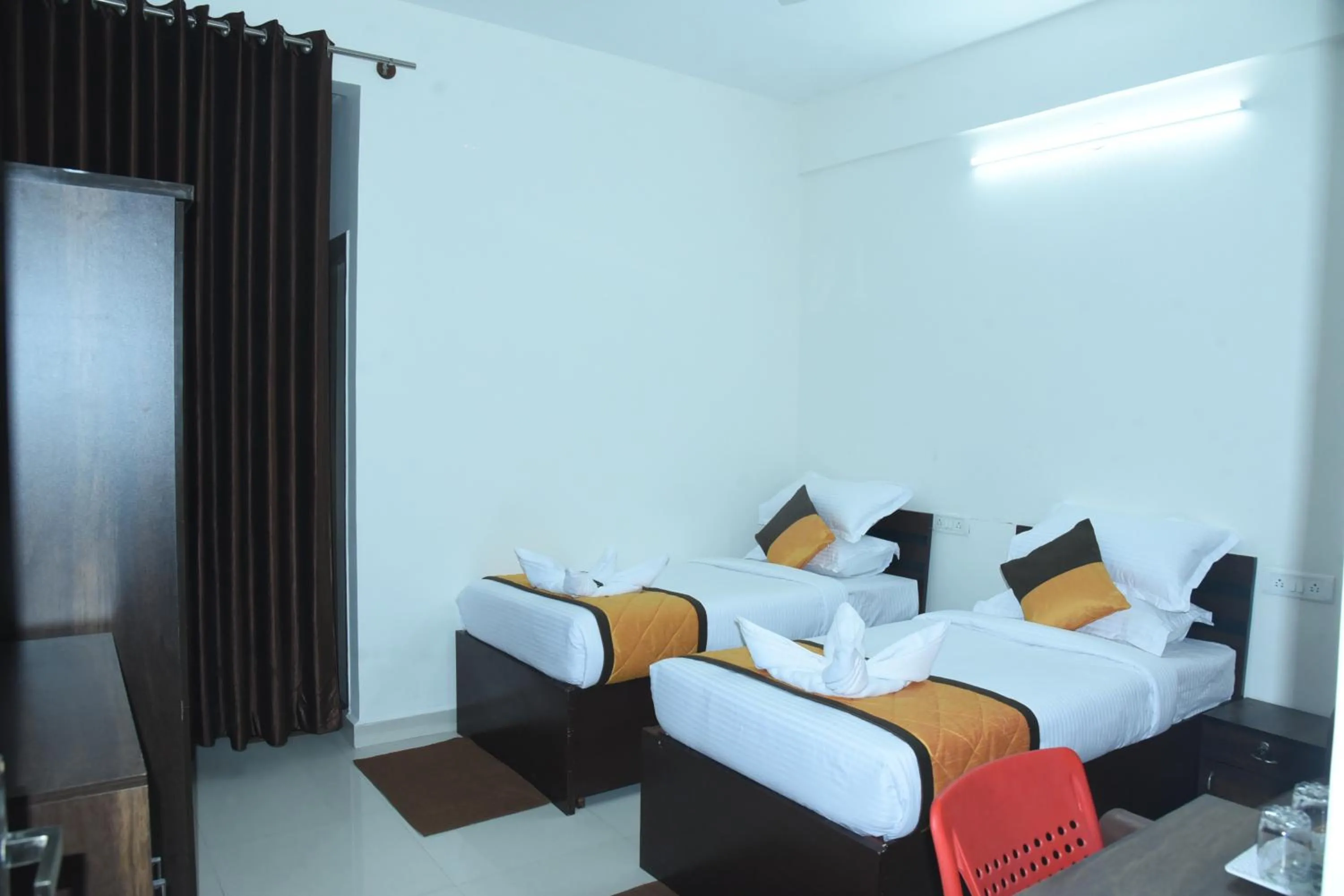 Bed in Grand View Hotel