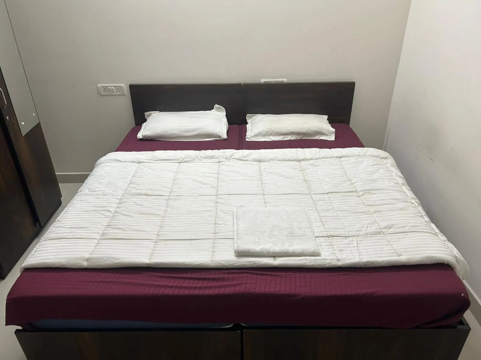 Bed in Grand View Hotel