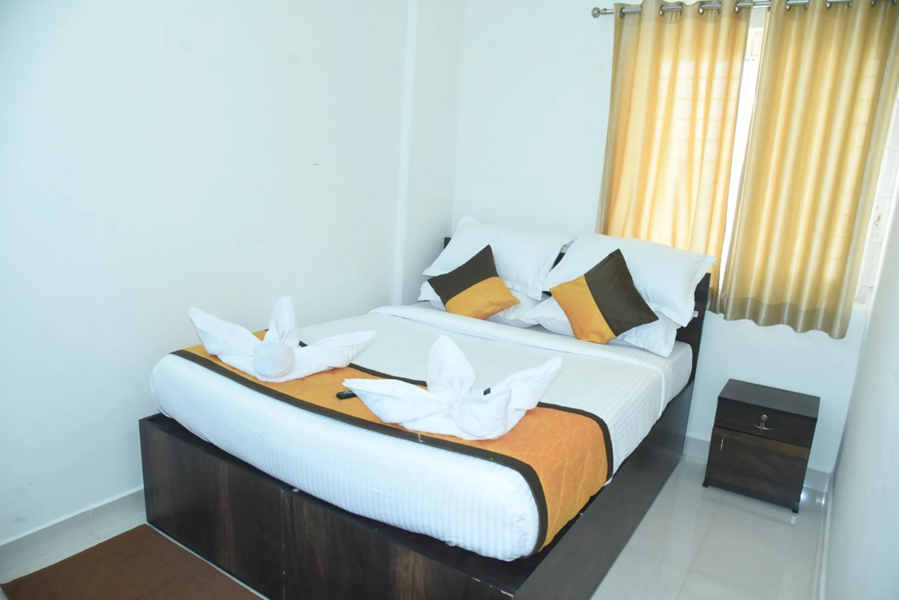 Bed in Grand View Hotel
