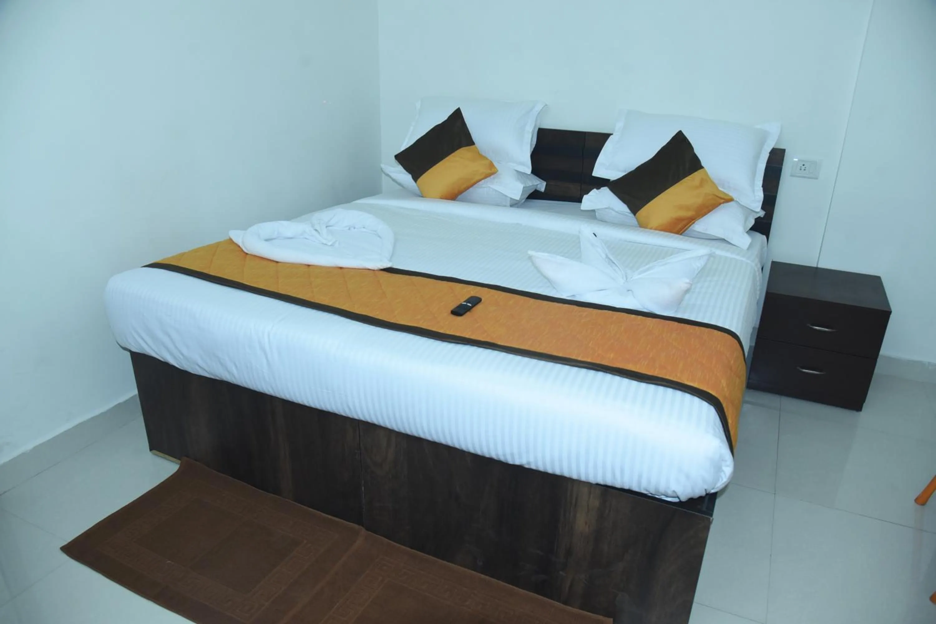 Bed in Grand View Hotel