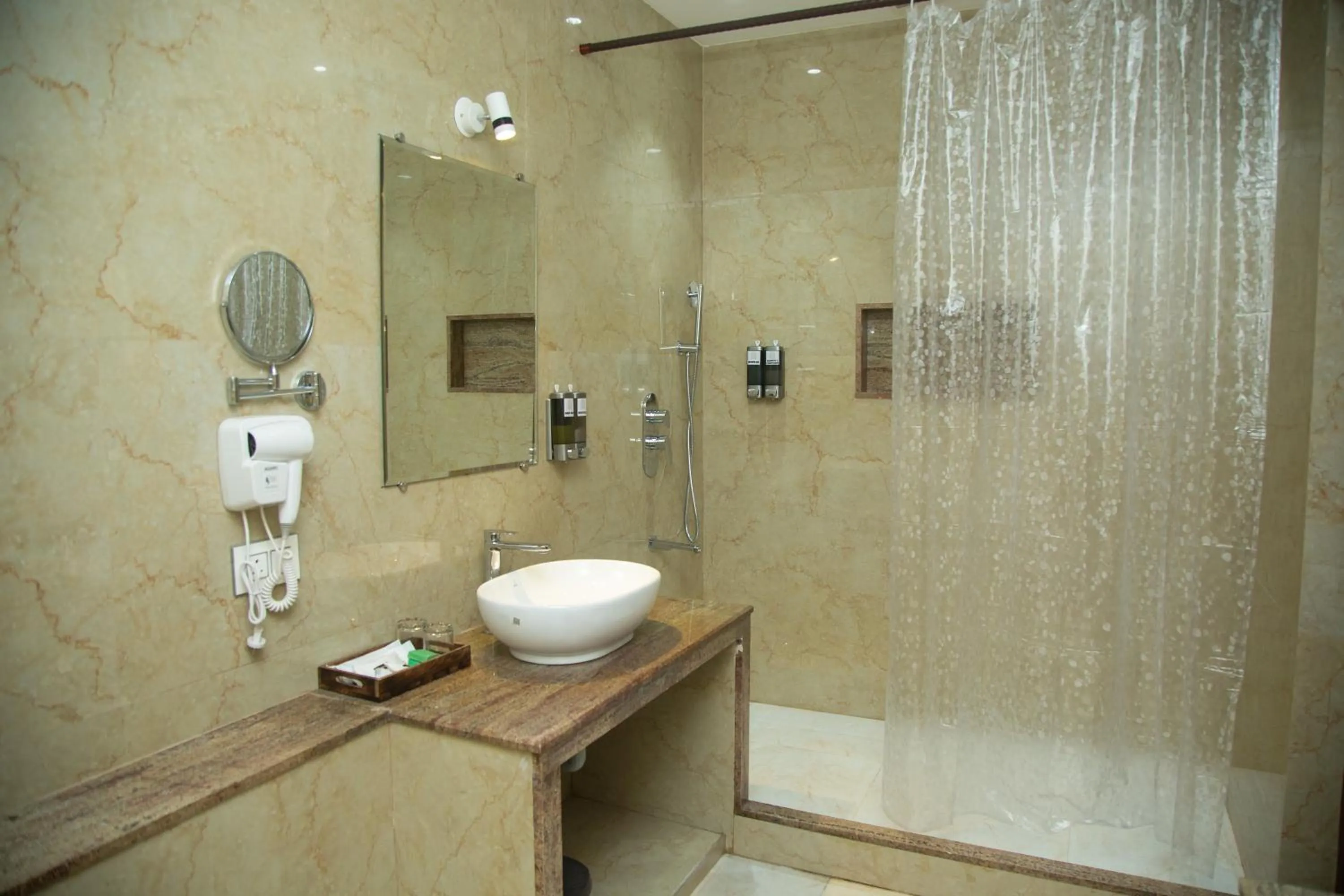 Shower in Park Eastern Hotel