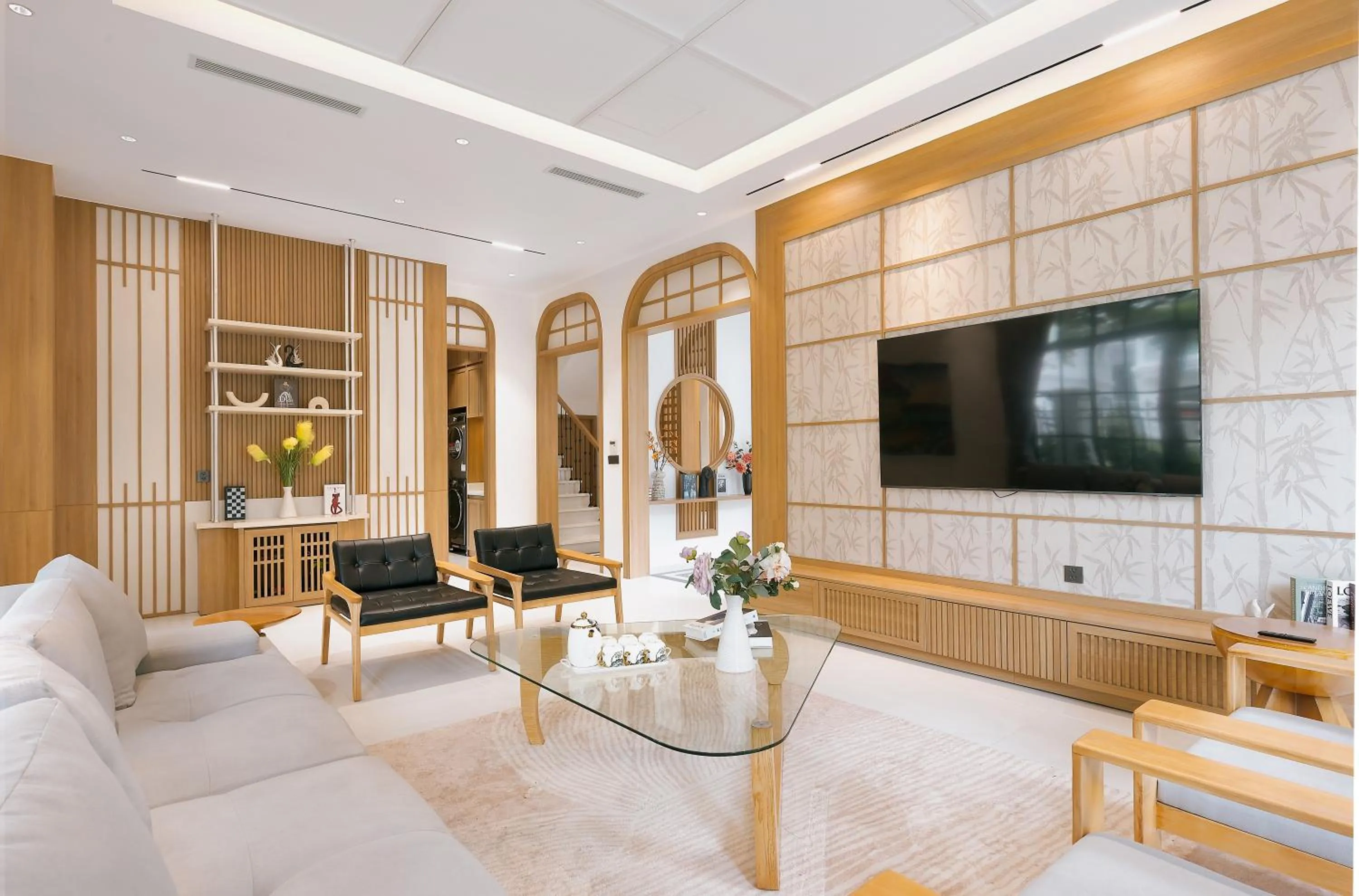 Living room in La isla Apartments & Villas - Sea View & Fireworks Phu Quoc