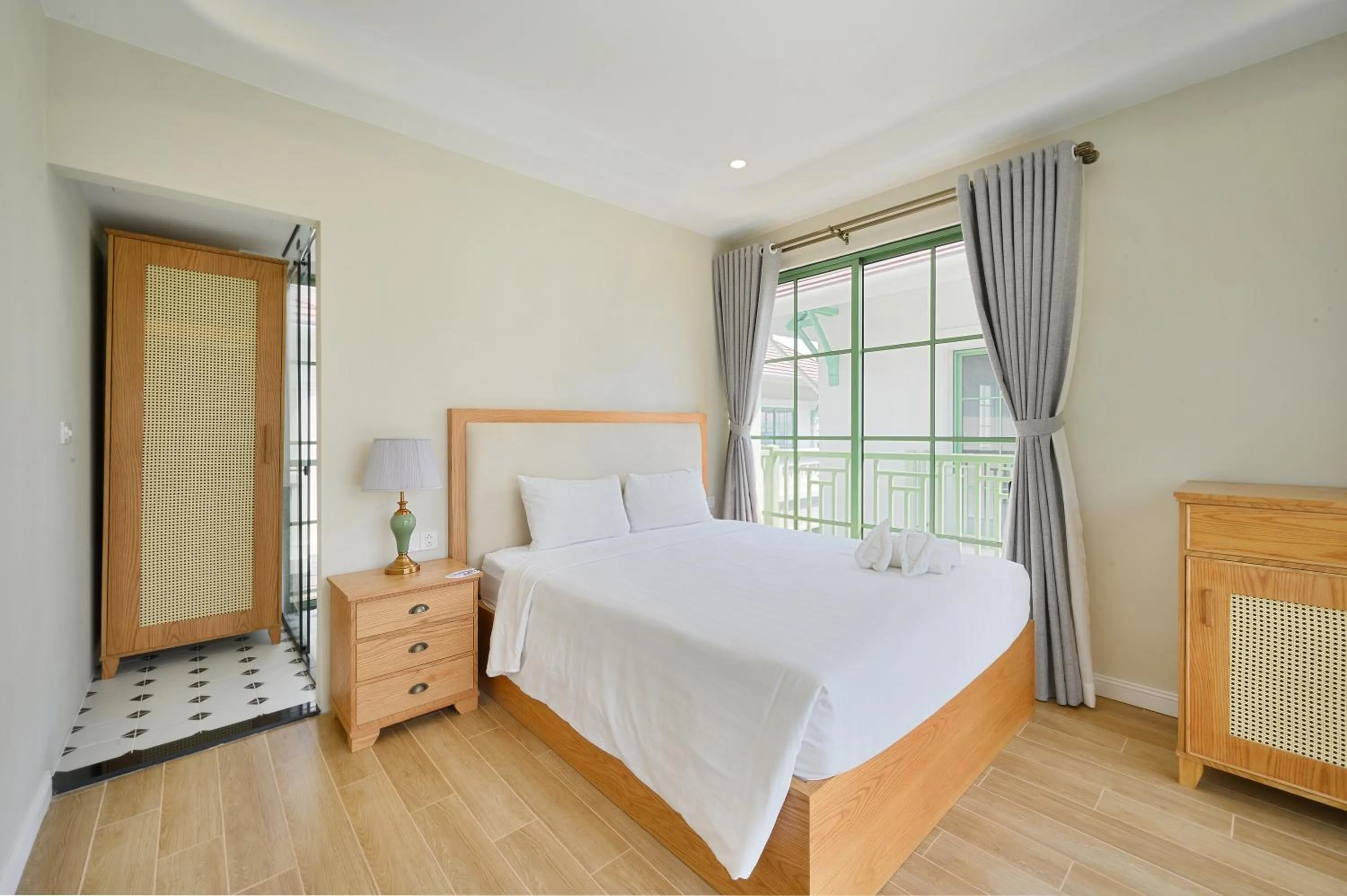 Bed in La isla Apartments & Villas - Sea View & Fireworks Phu Quoc