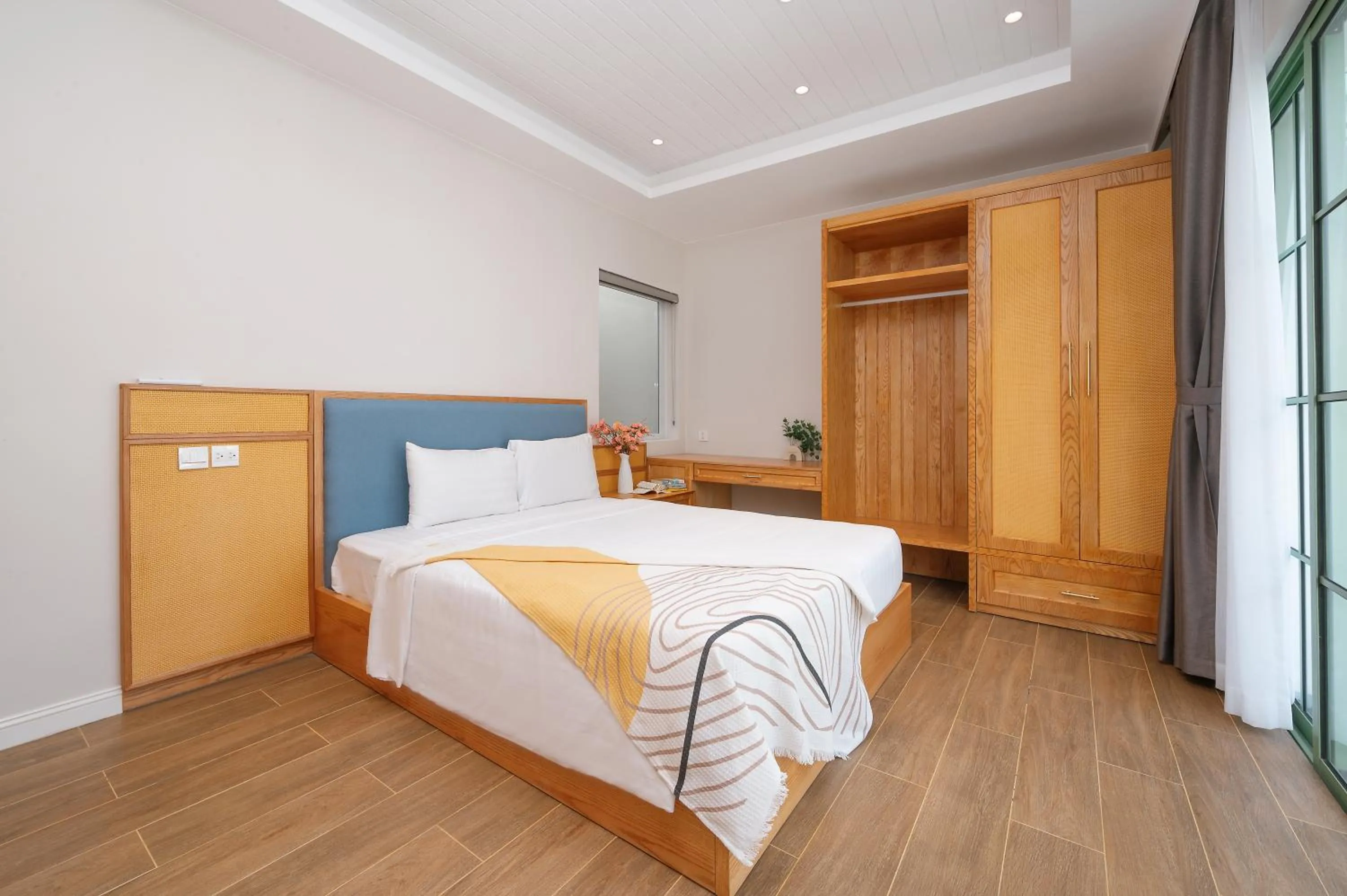 Bed in La isla Apartments & Villas - Sea View & Fireworks Phu Quoc