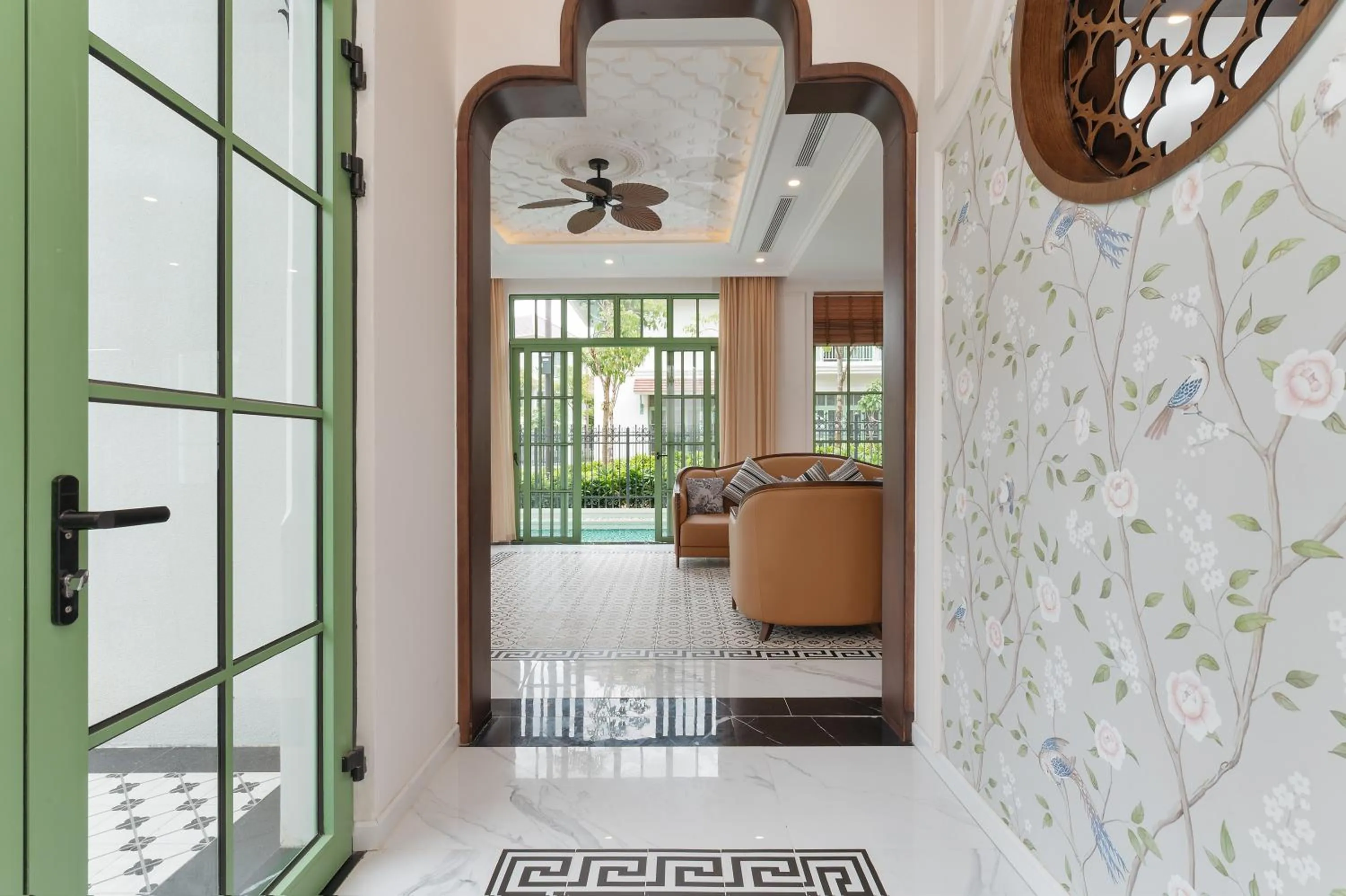 Living room in La isla Apartments & Villas - Sea View & Fireworks Phu Quoc