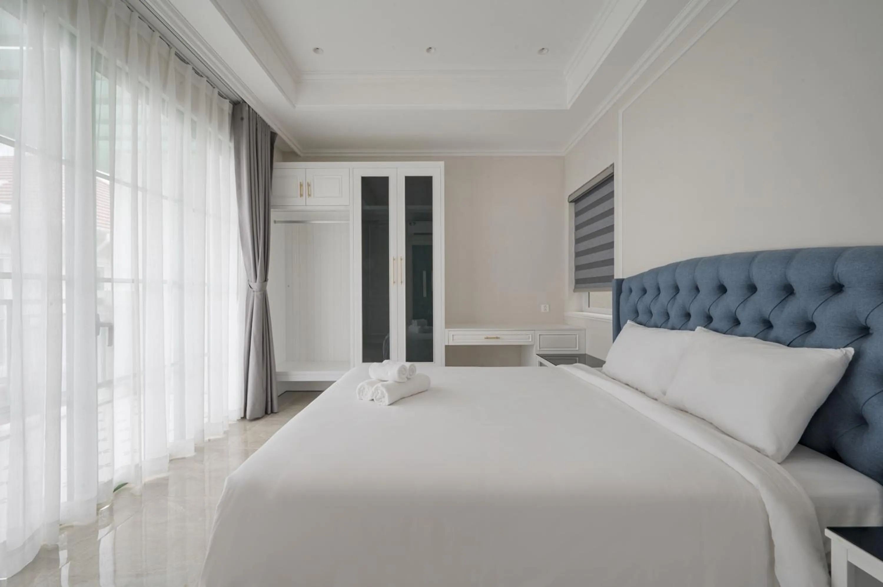 Bed in La isla Apartments & Villas - Sea View & Fireworks Phu Quoc