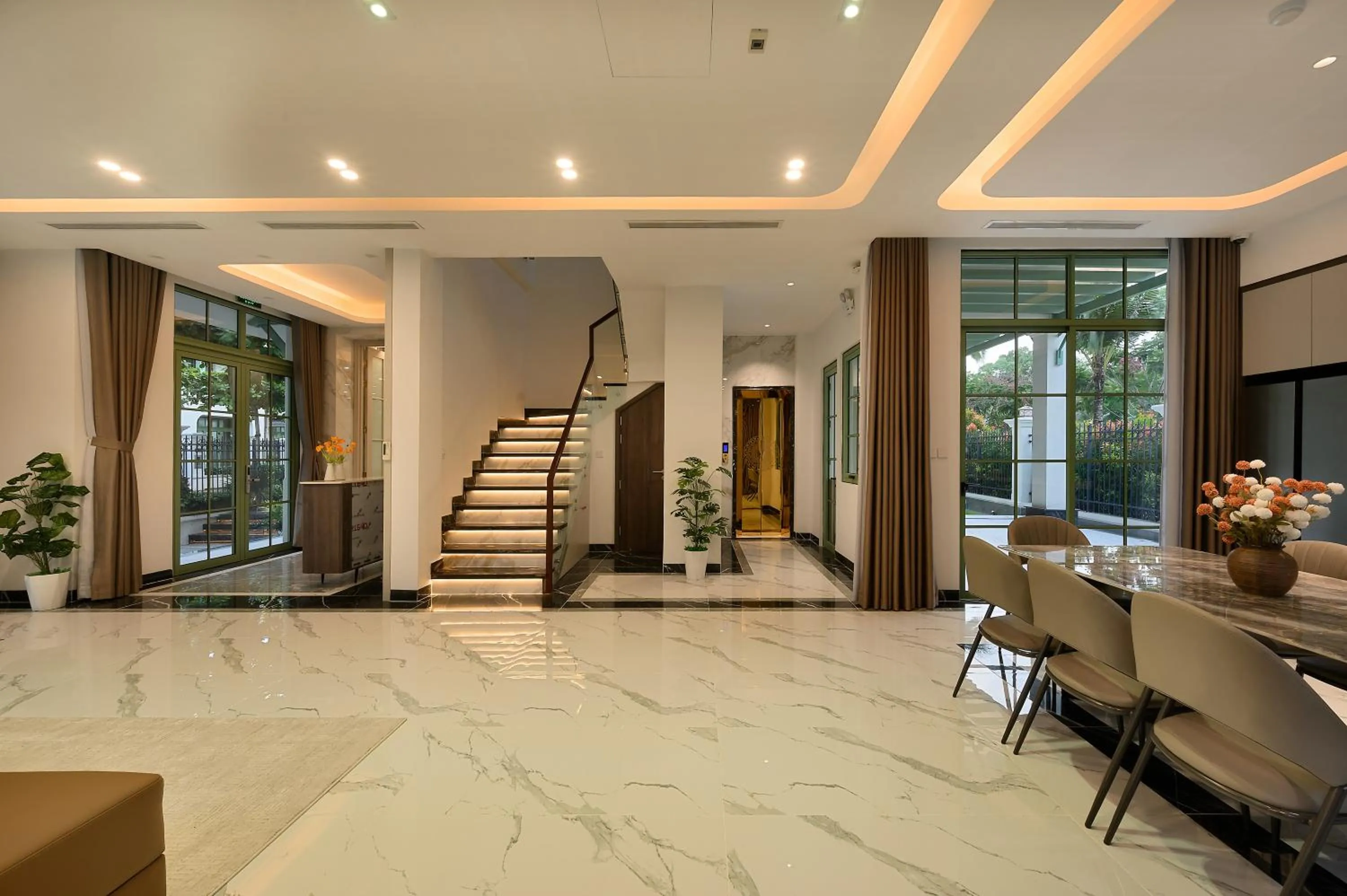 Living room in La isla Apartments & Villas - Sea View & Fireworks Phu Quoc