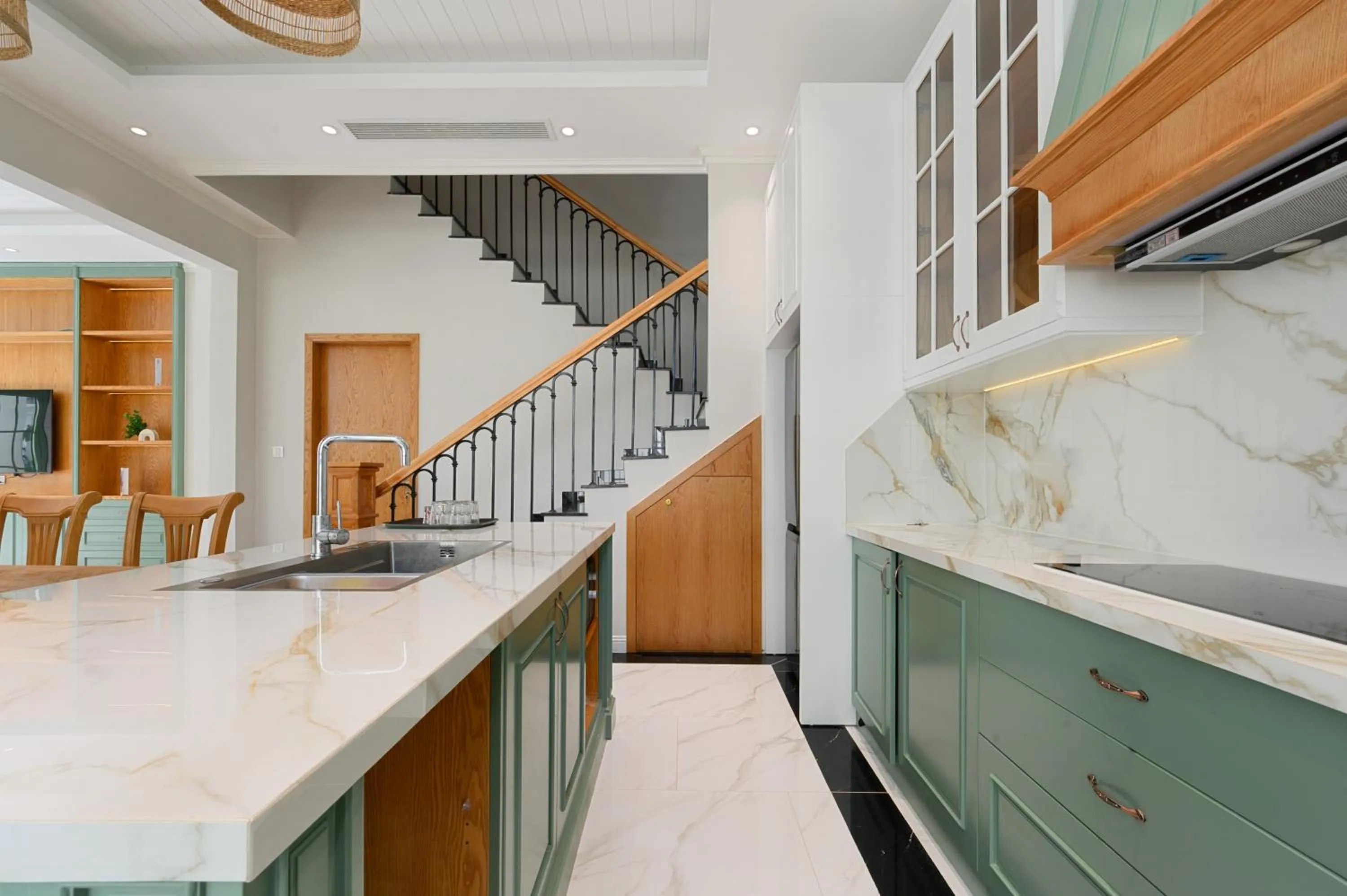 stove in La isla Apartments & Villas - Sea View & Fireworks Phu Quoc