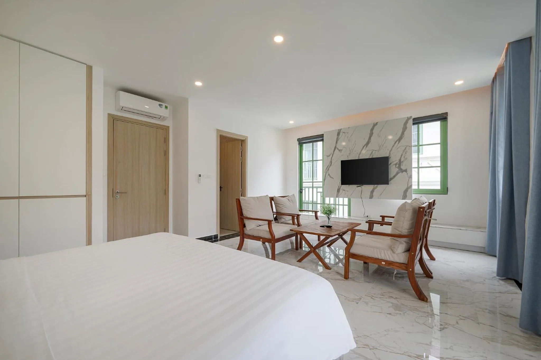 Bedroom, Bed in La isla Apartments & Villas - Sea View & Fireworks Phu Quoc