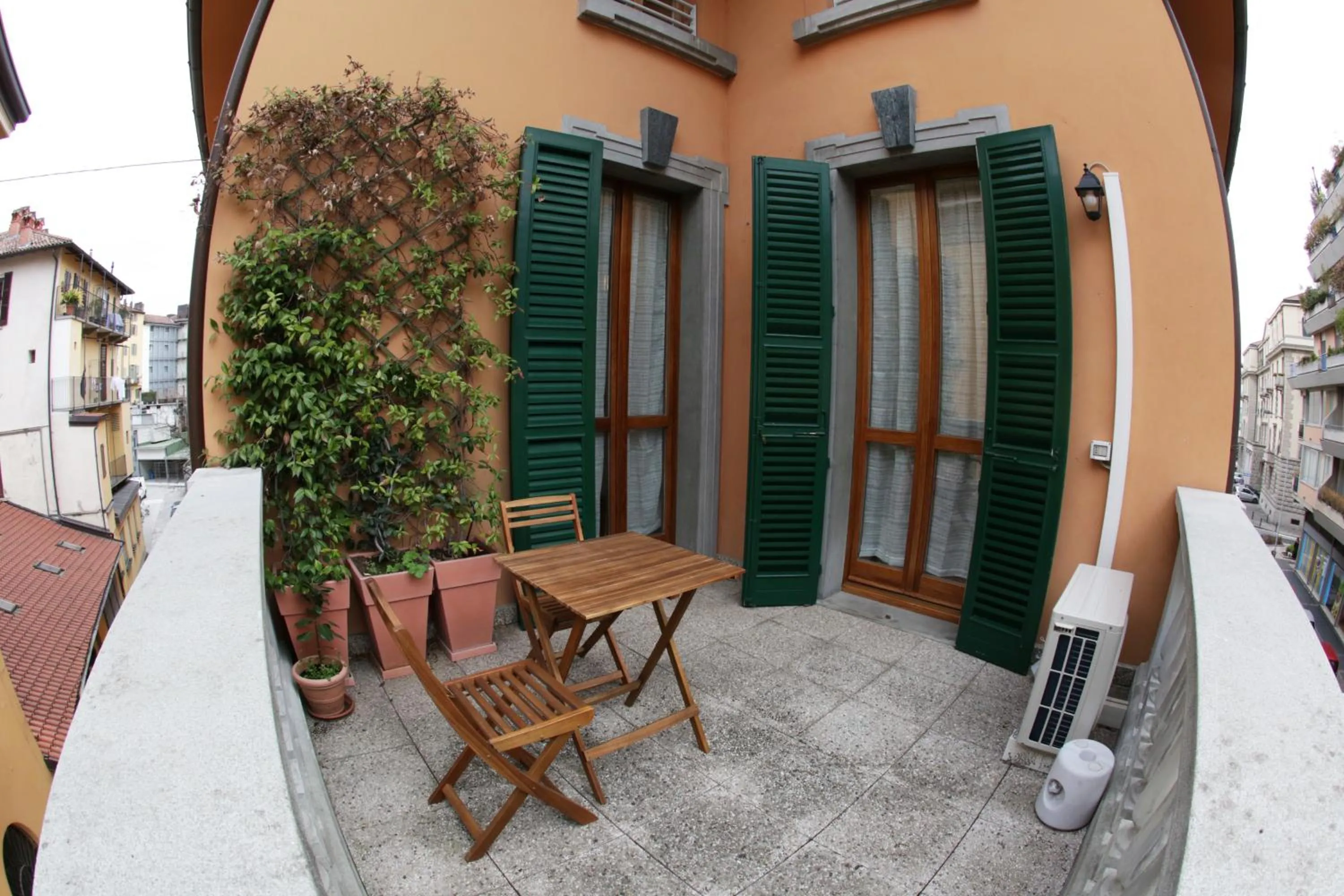 Balcony/Terrace in Central House Bergamo