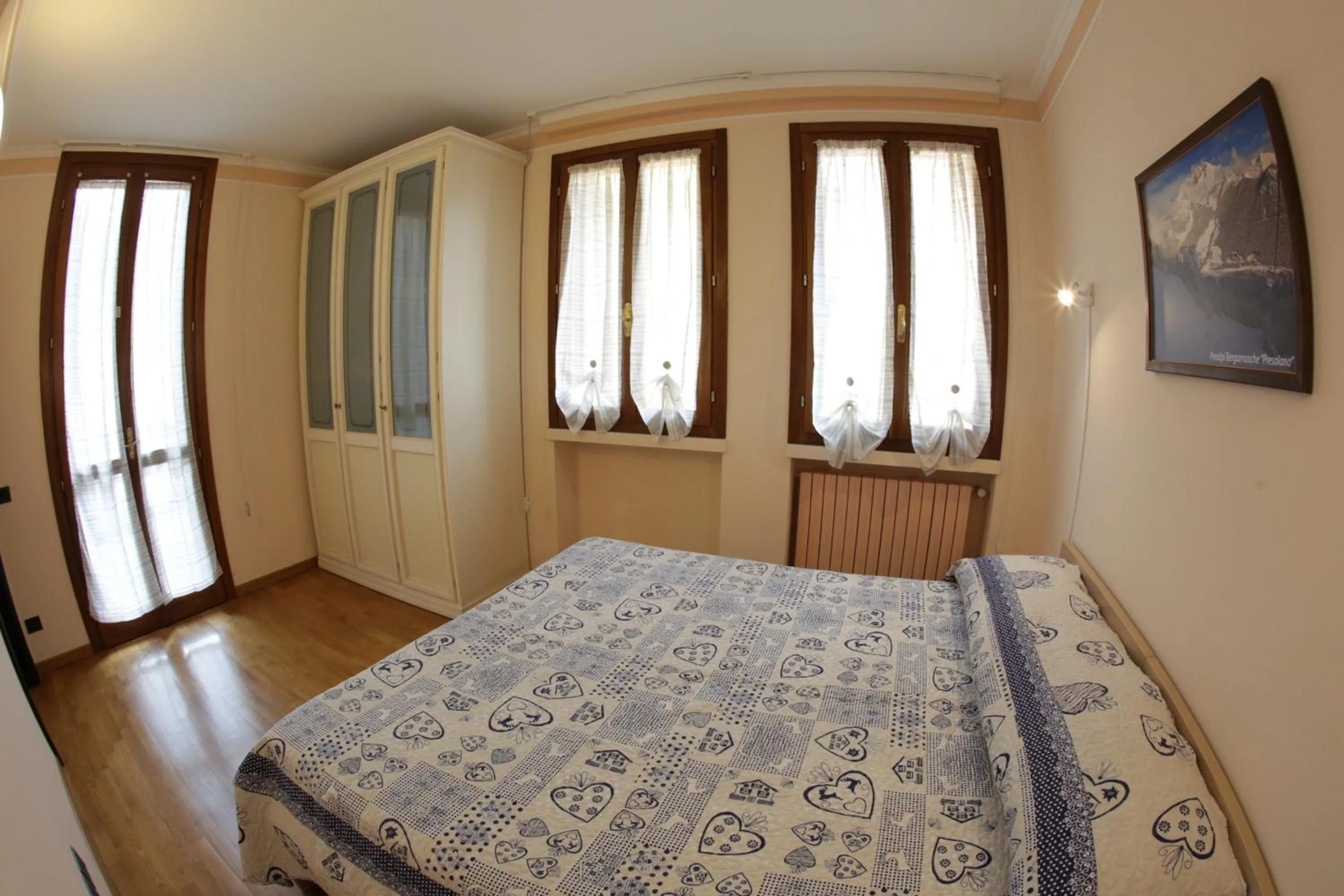 Bedroom, Bed in Central House Bergamo