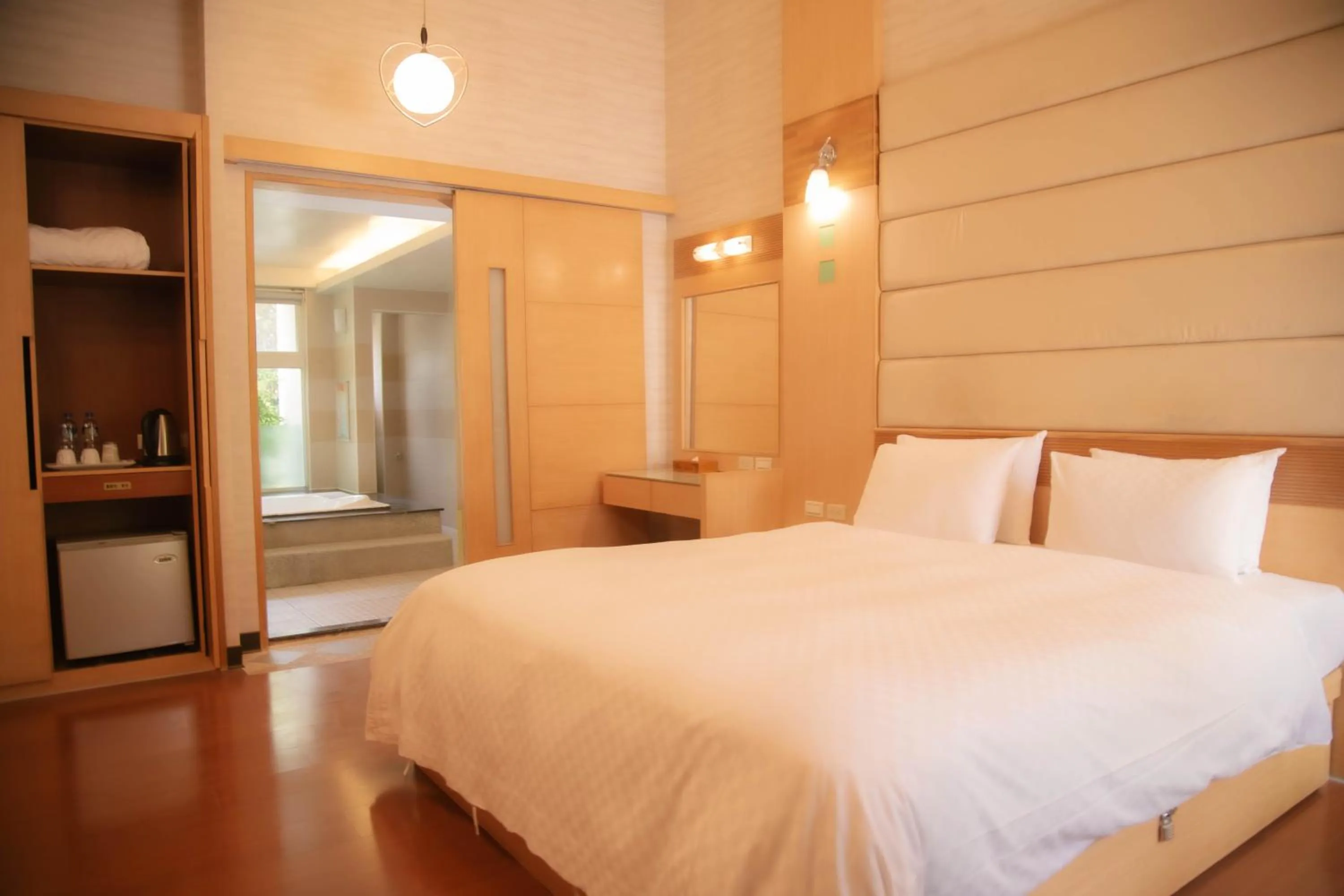 Bed in Guanziling Lin Kuei Yuan Hot Spring Resort