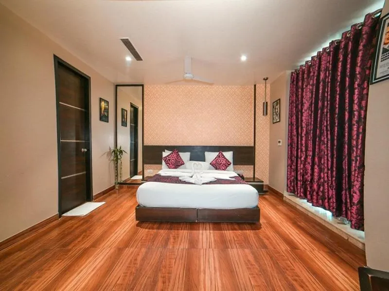 Bed in WoodApple Residency