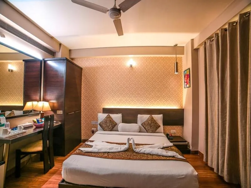 Bed in WoodApple Residency