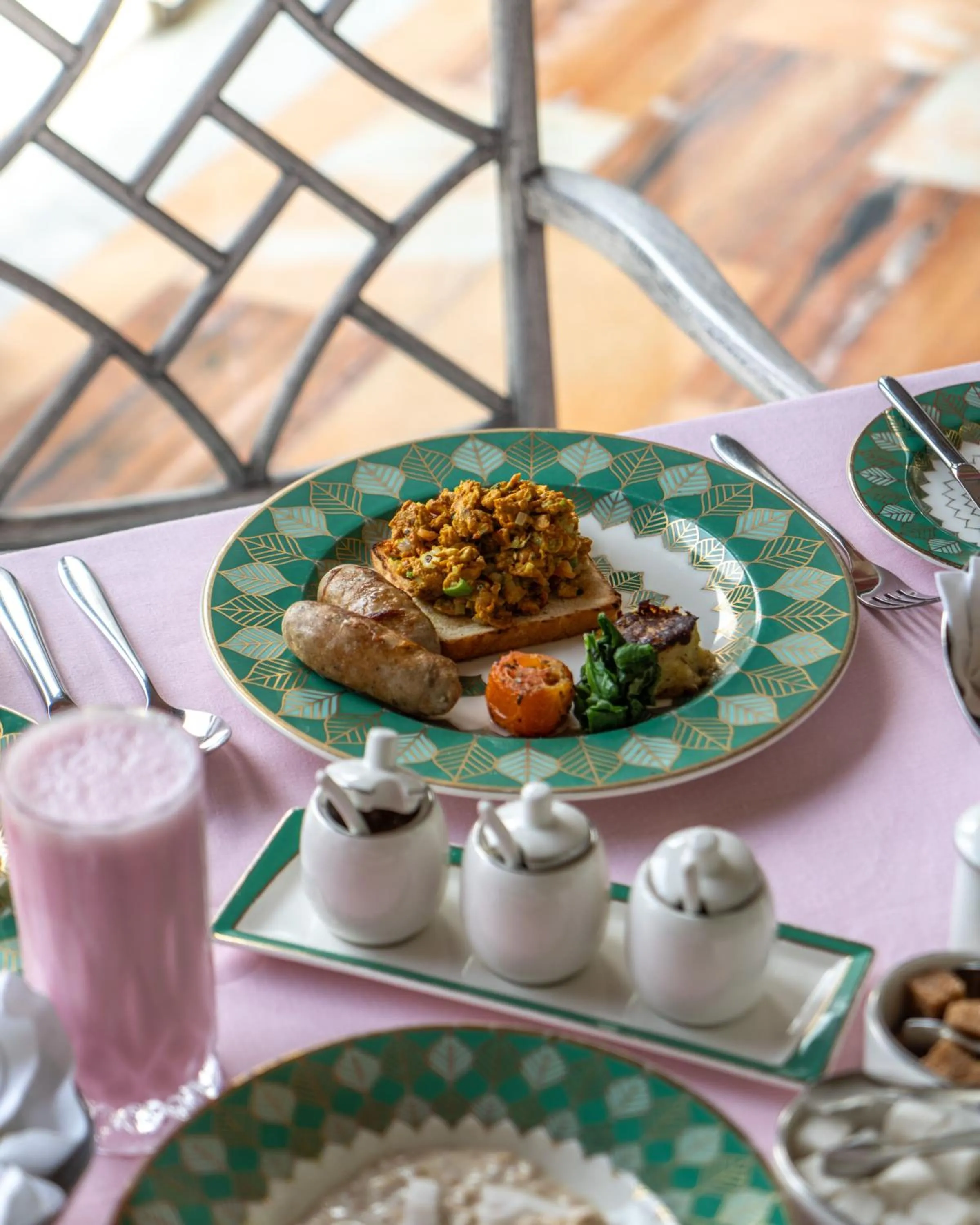 Food in Rajmahal Palace RAAS