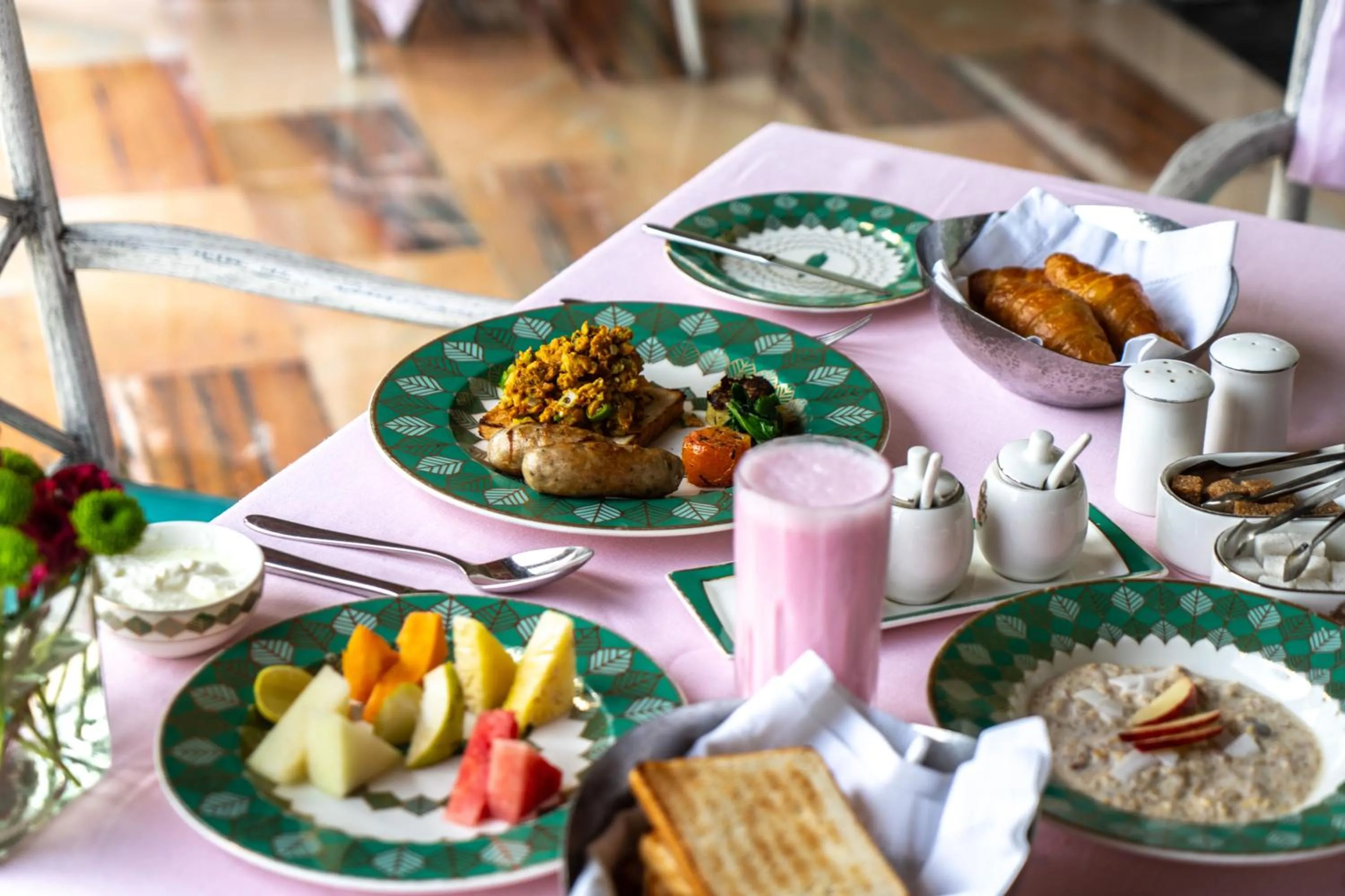 Continental breakfast in Rajmahal Palace RAAS