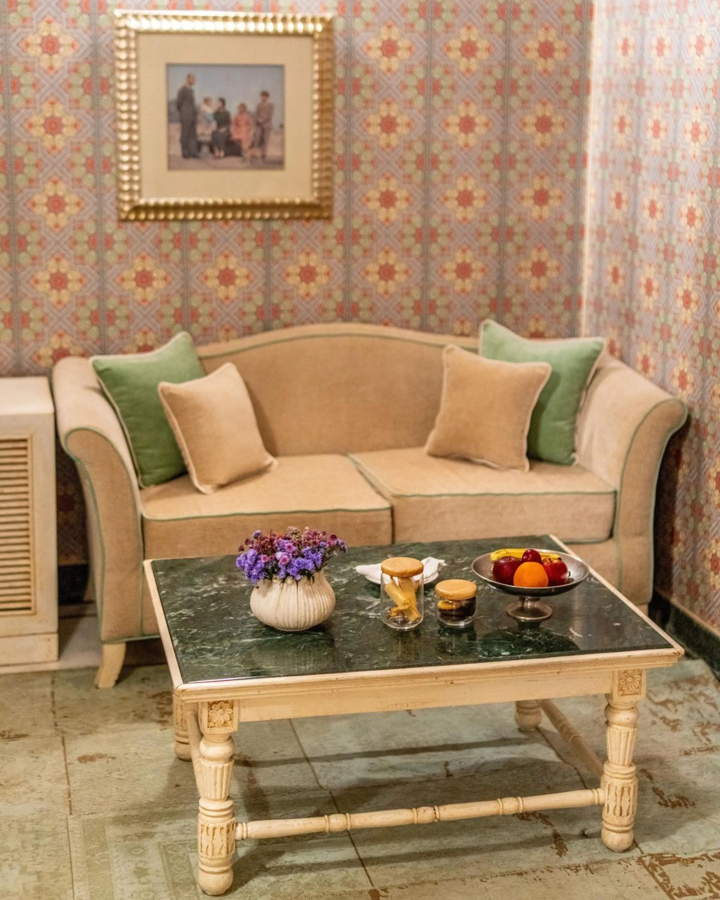 Seating area in Rajmahal Palace RAAS