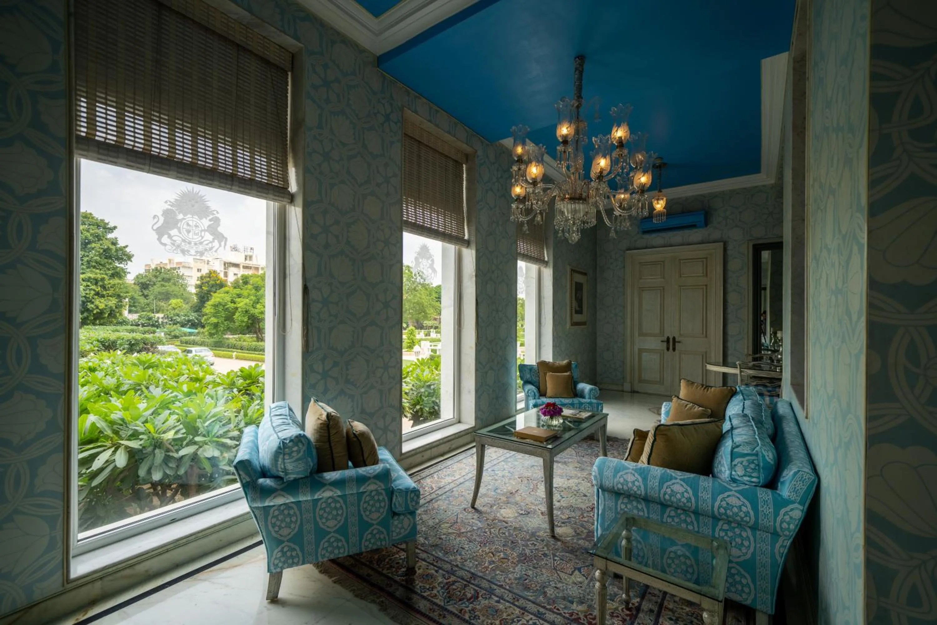 Living room in Rajmahal Palace RAAS