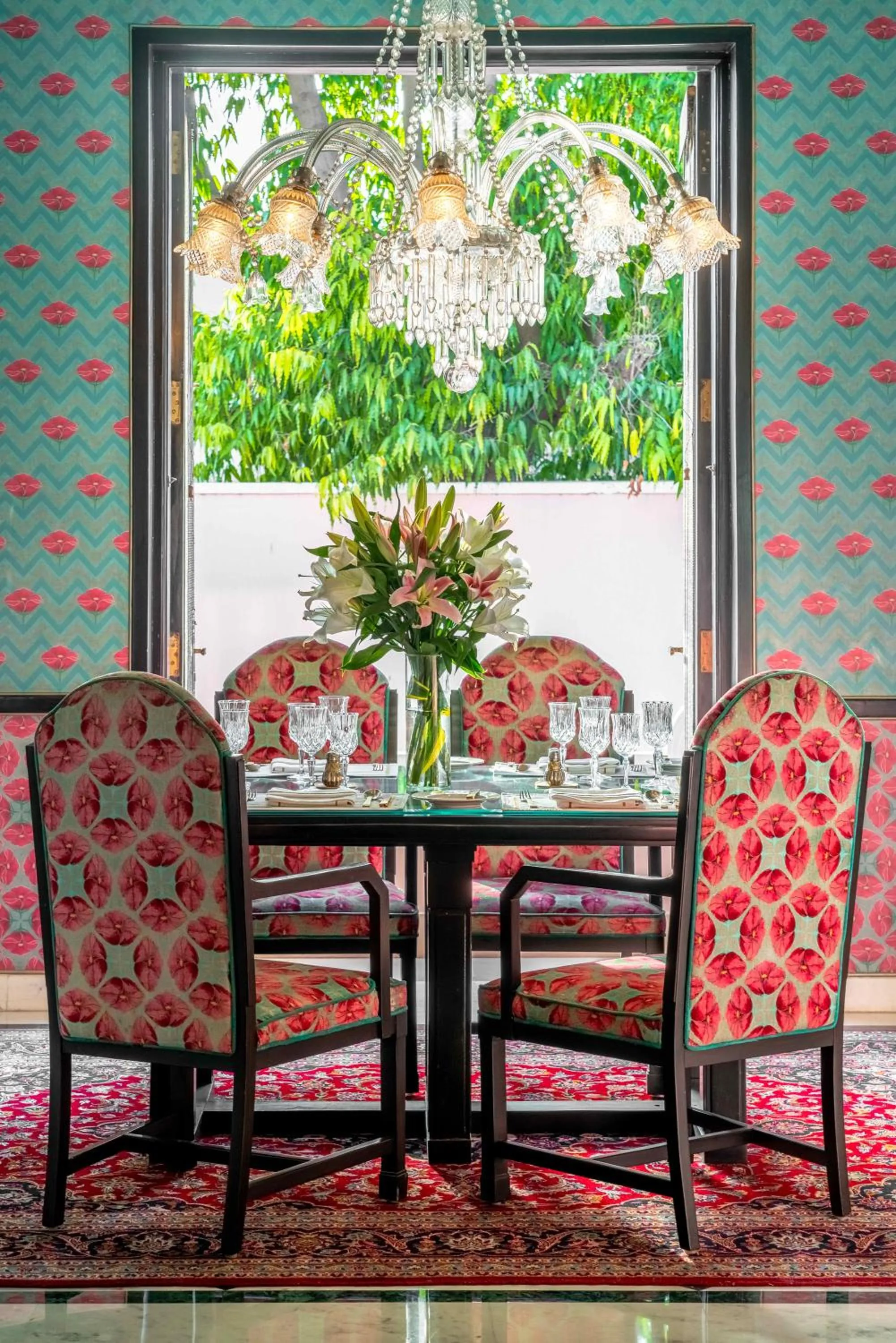 Dining area in Rajmahal Palace RAAS