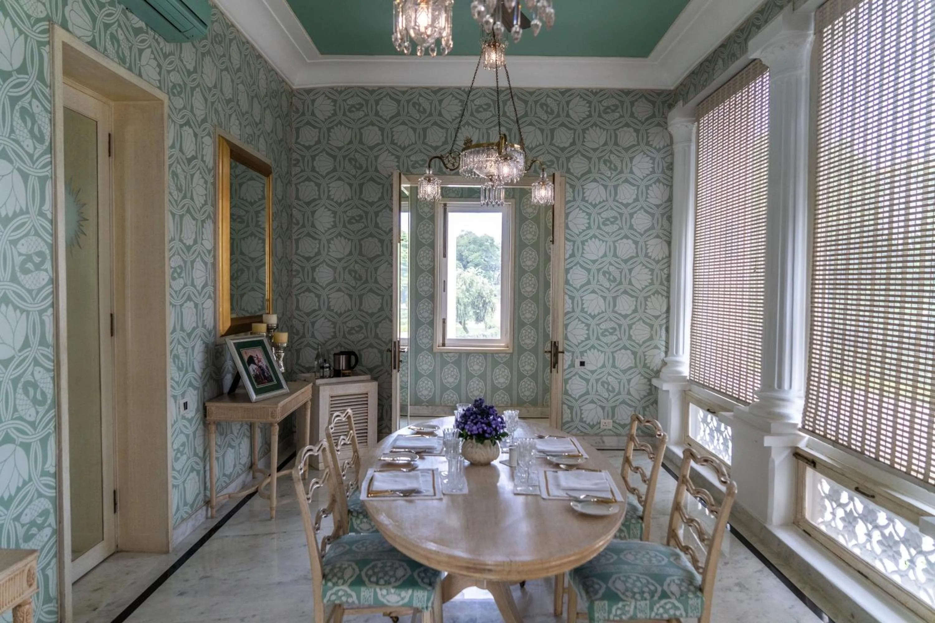 Dining area in Rajmahal Palace RAAS