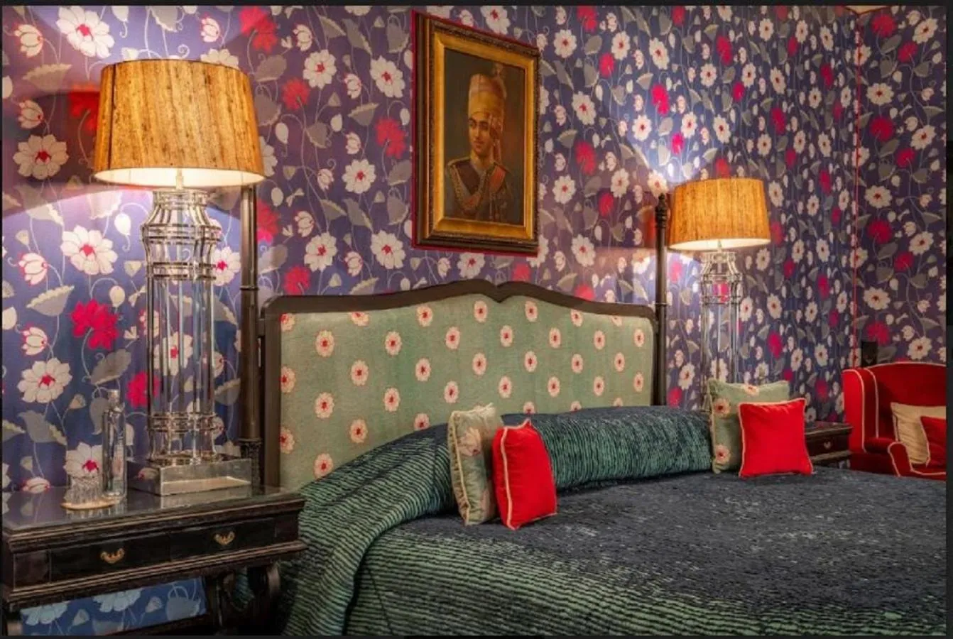 Bedroom, Bed in Rajmahal Palace RAAS