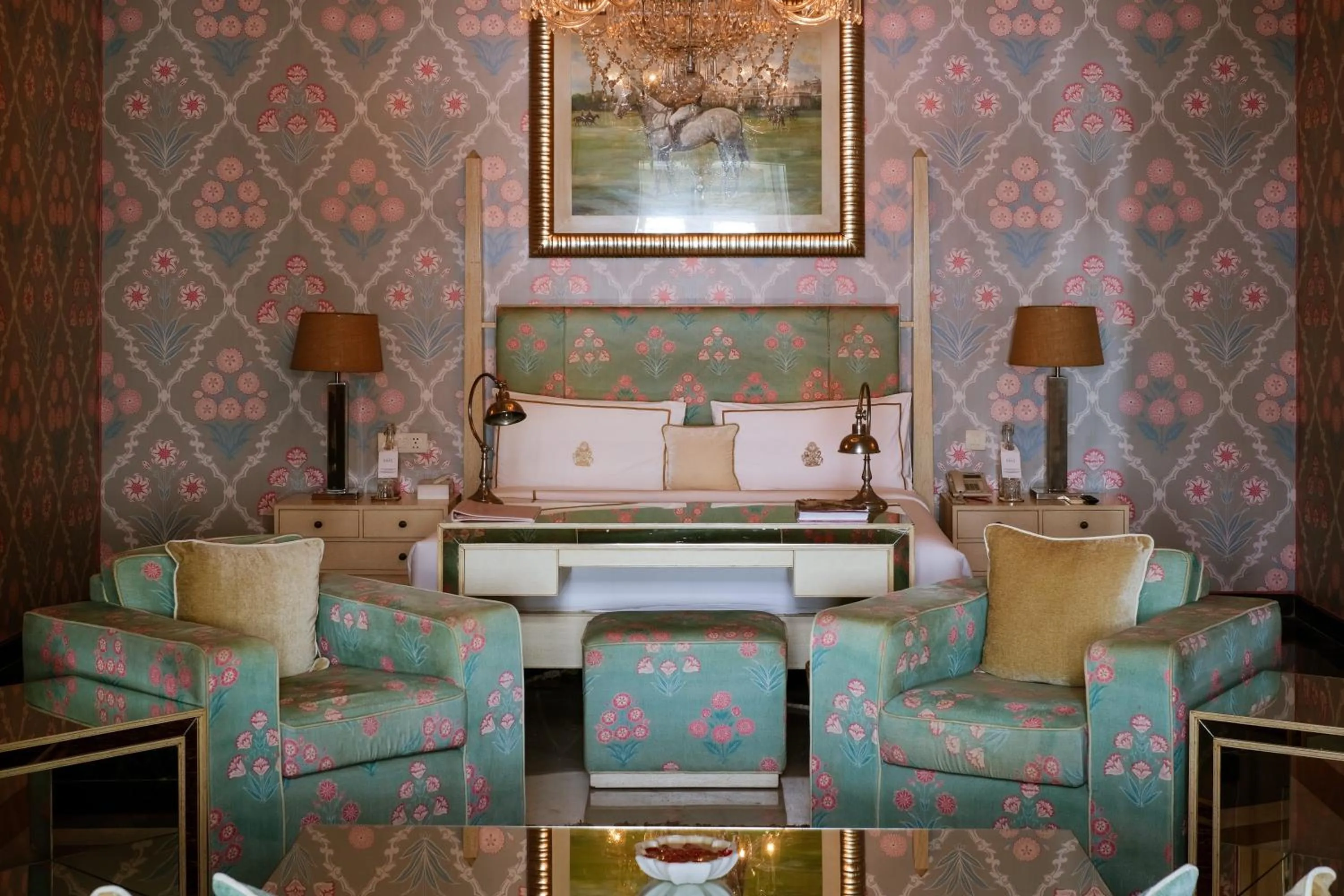 Seating area in Rajmahal Palace RAAS