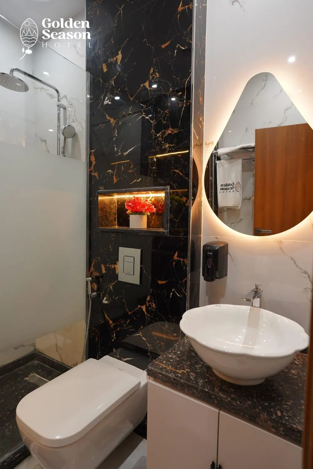 Shower in Golden Season Hotel