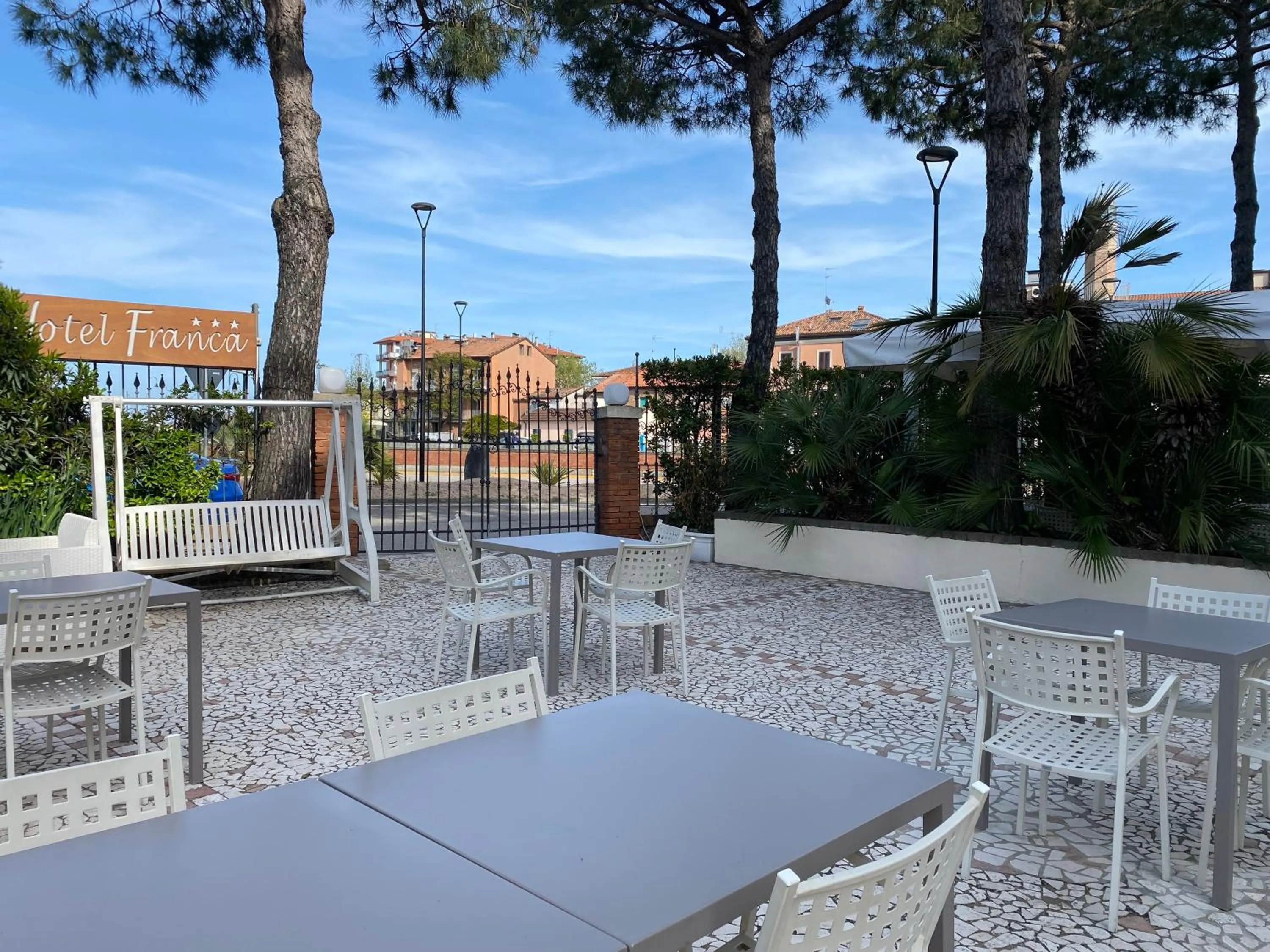 Garden in Hotel Franca