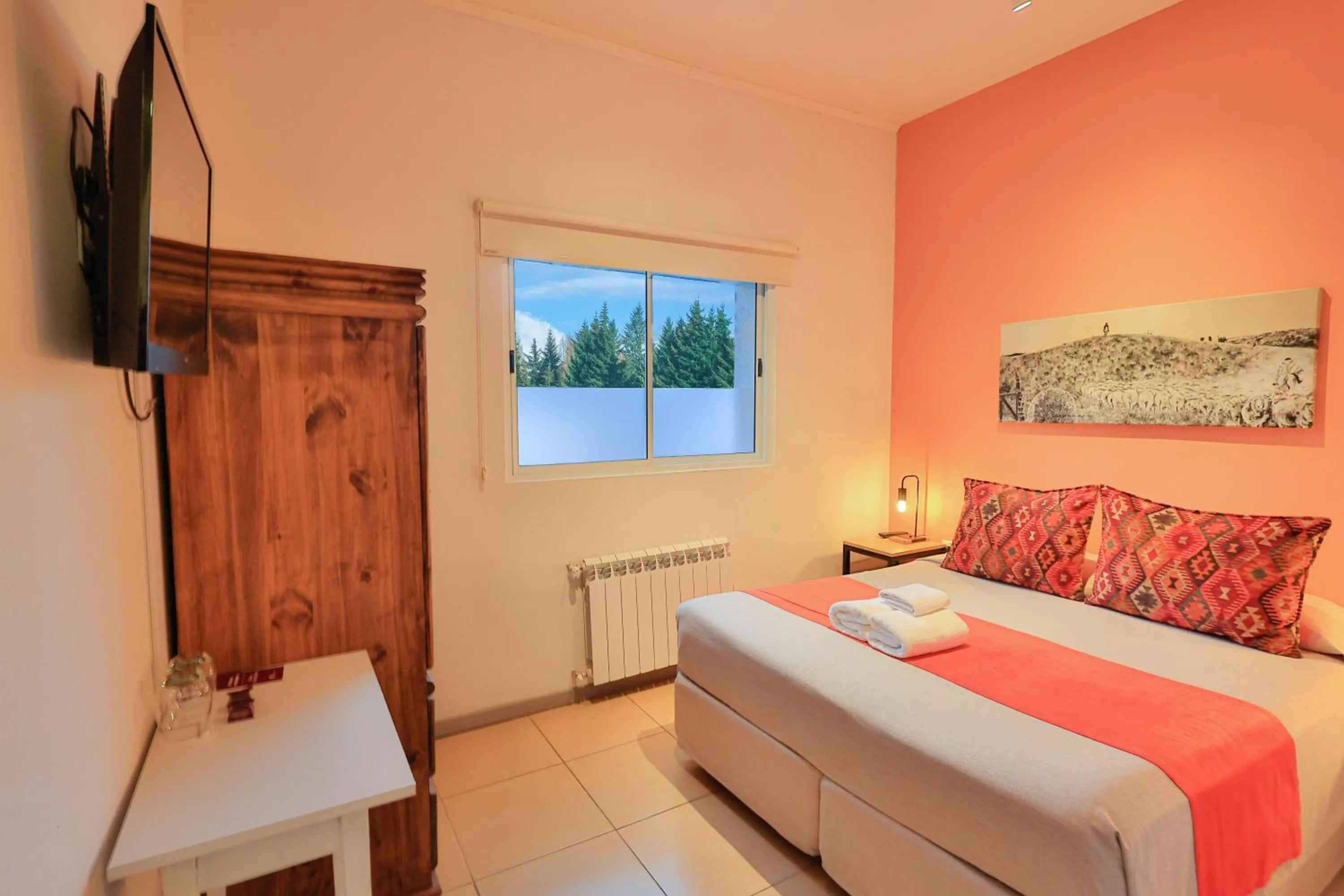 Bed in Hotel Tierra Gaucha